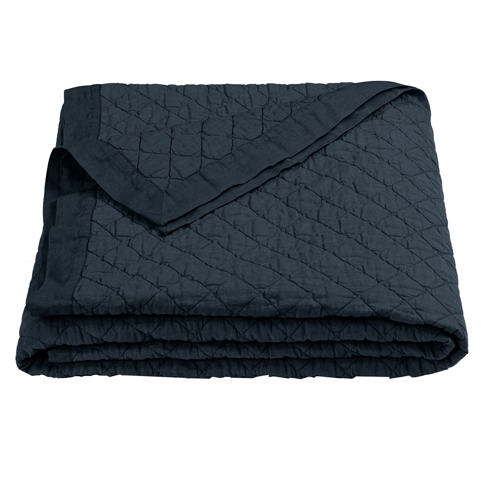 Linen Cotton Diamond Quilt