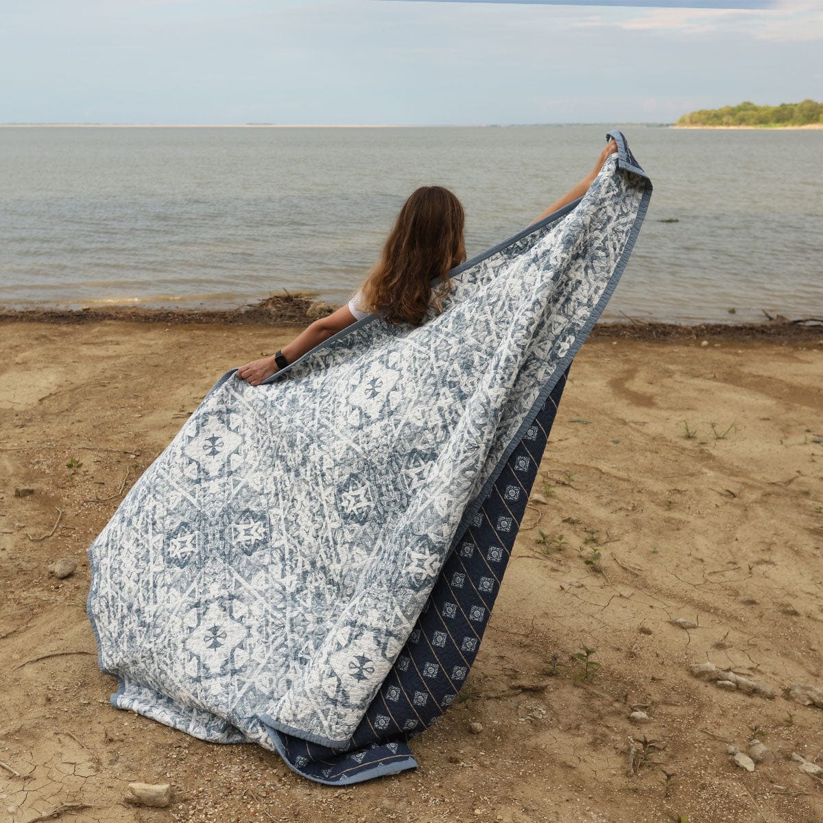 Skyler Reversible Quilt Set, Twin