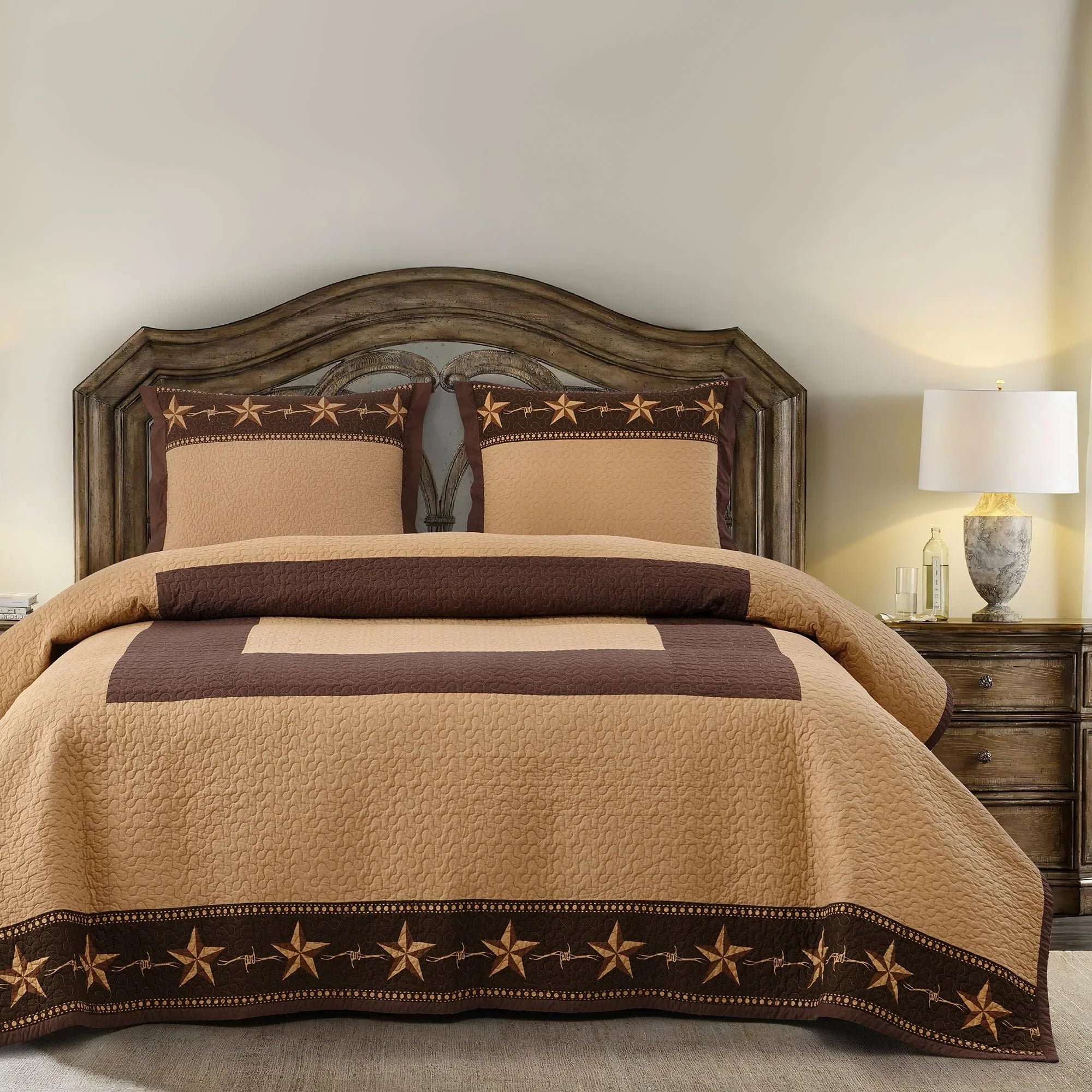 Star Ranch Reversible Quilt Set, Twin