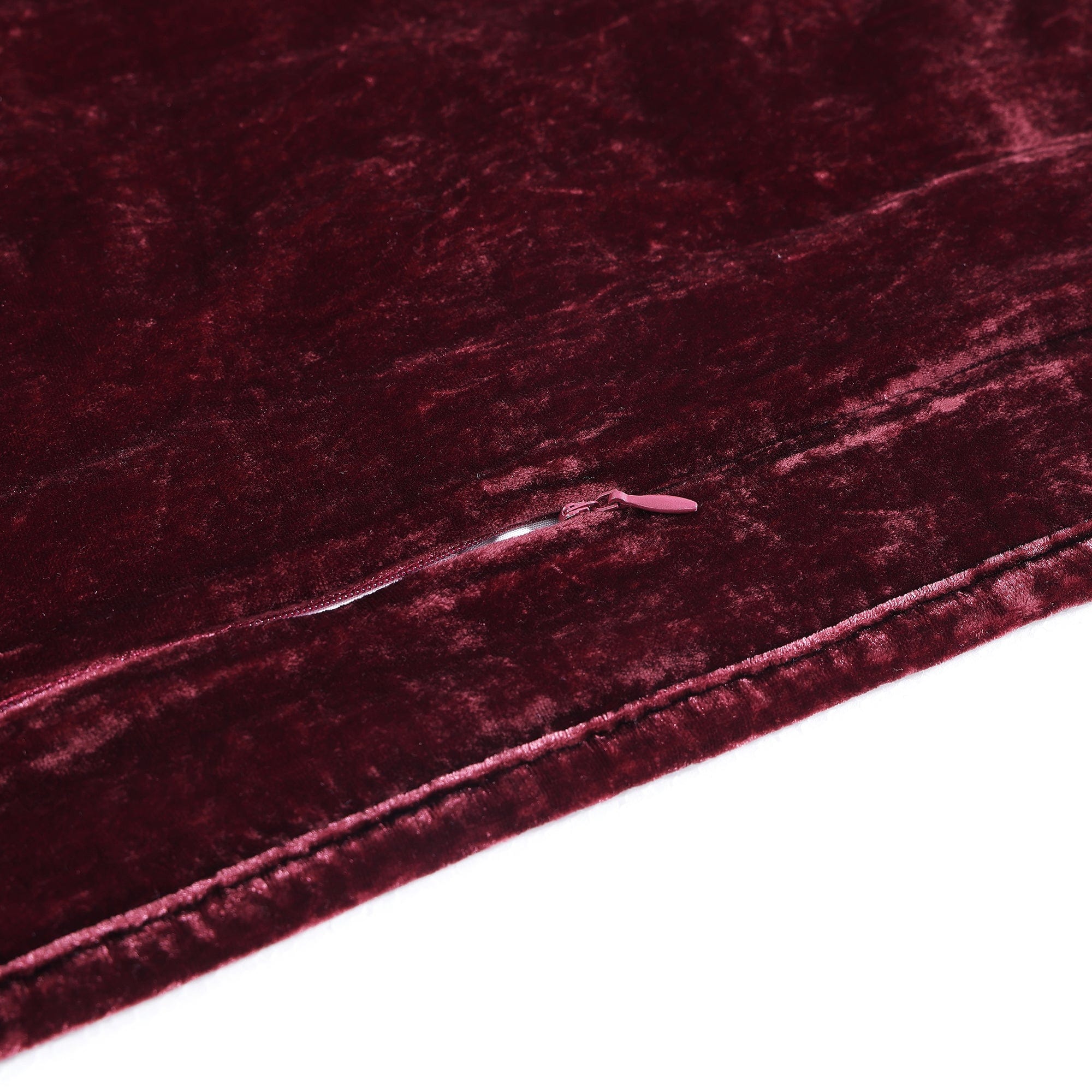 Stella Faux Silk Velvet Double Box Stitch Quilt Set