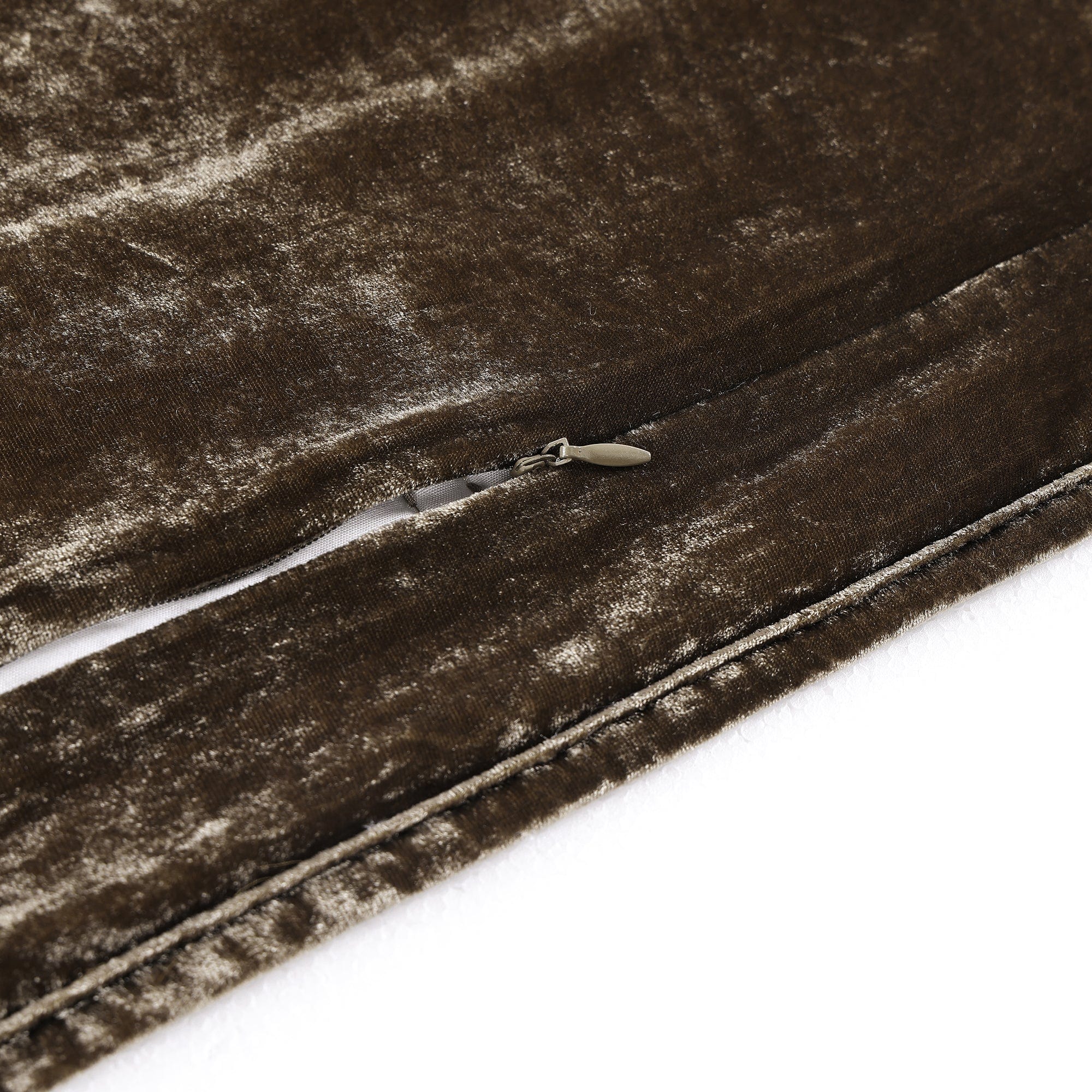 Stella Faux Silk Velvet Double Box Stitch Quilt Set