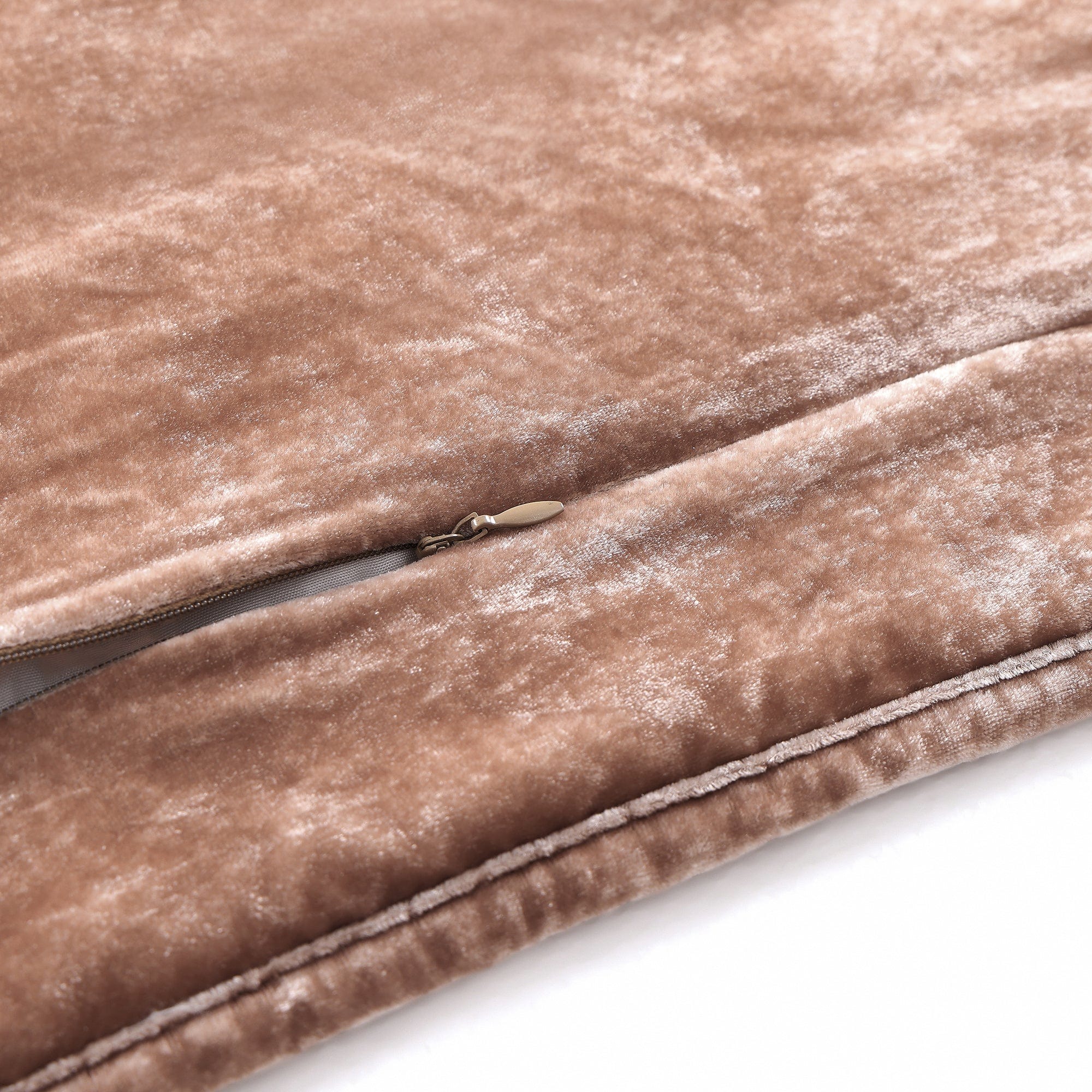 Stella Faux Silk Velvet Double Box Stitch Quilt Set