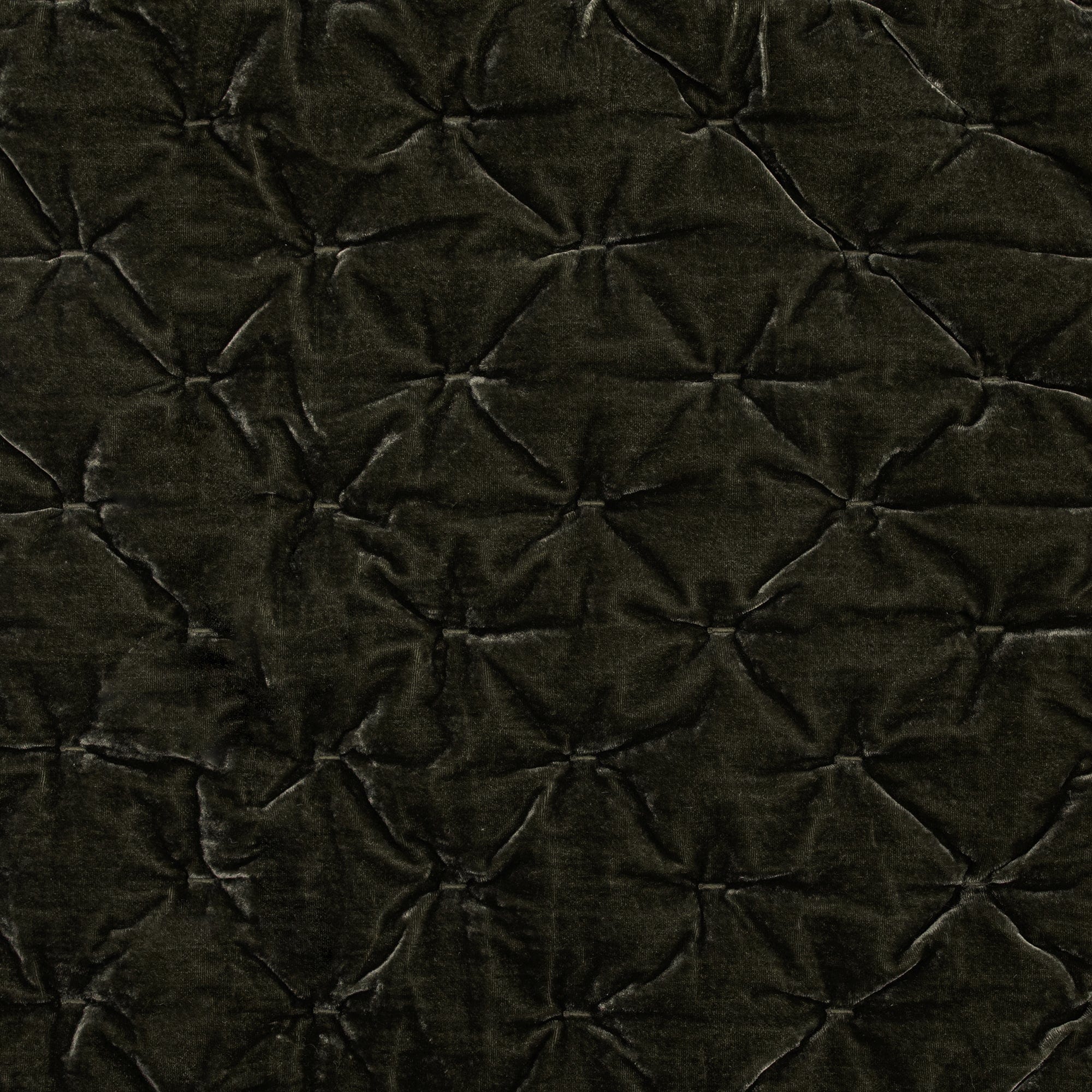 Stella Faux Silk Velvet Pintuck Quilt