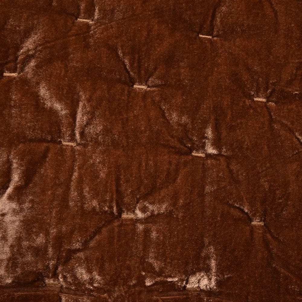Stella Faux Silk Velvet Pintuck Quilt