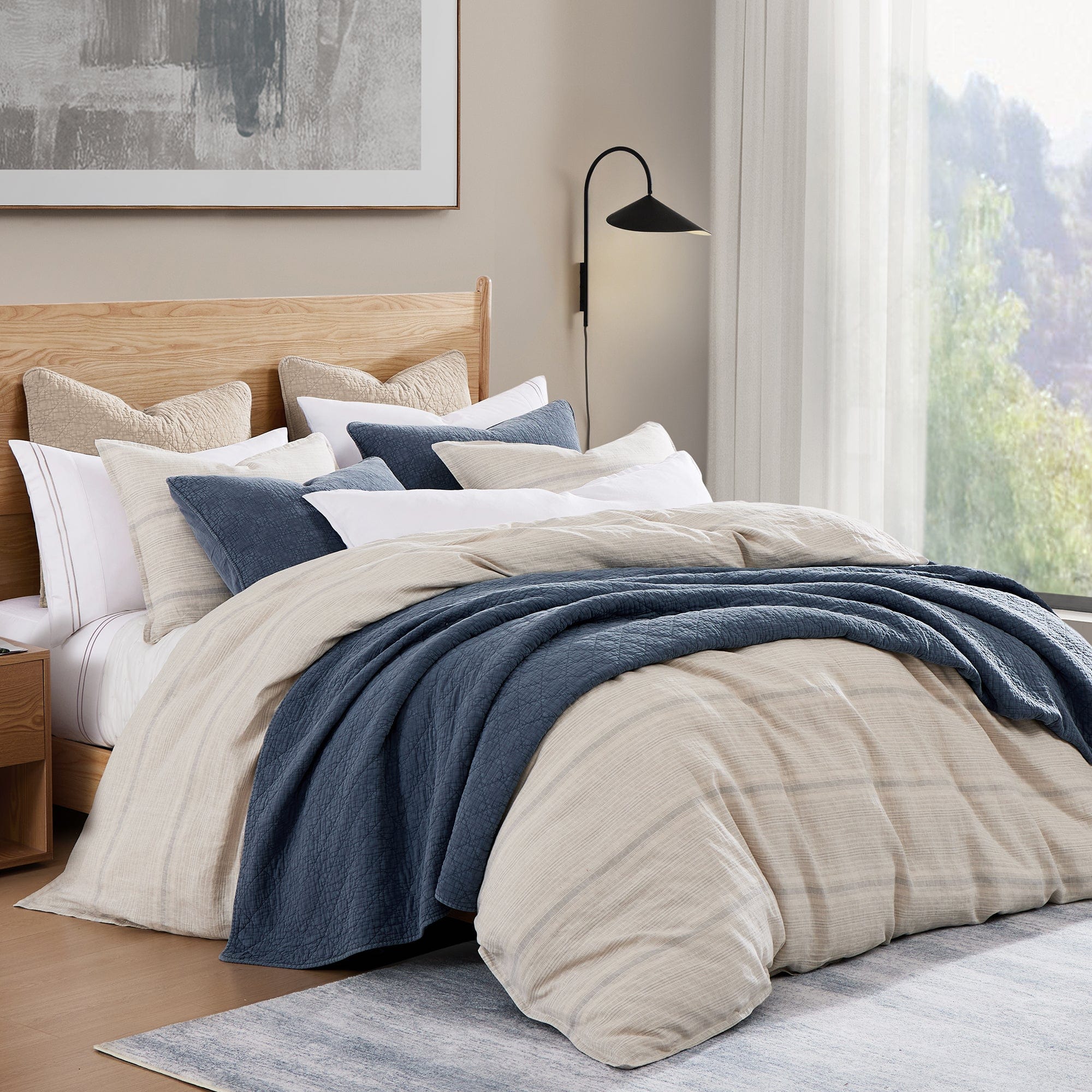 Stonewashed Cotton Gauze Quilt
