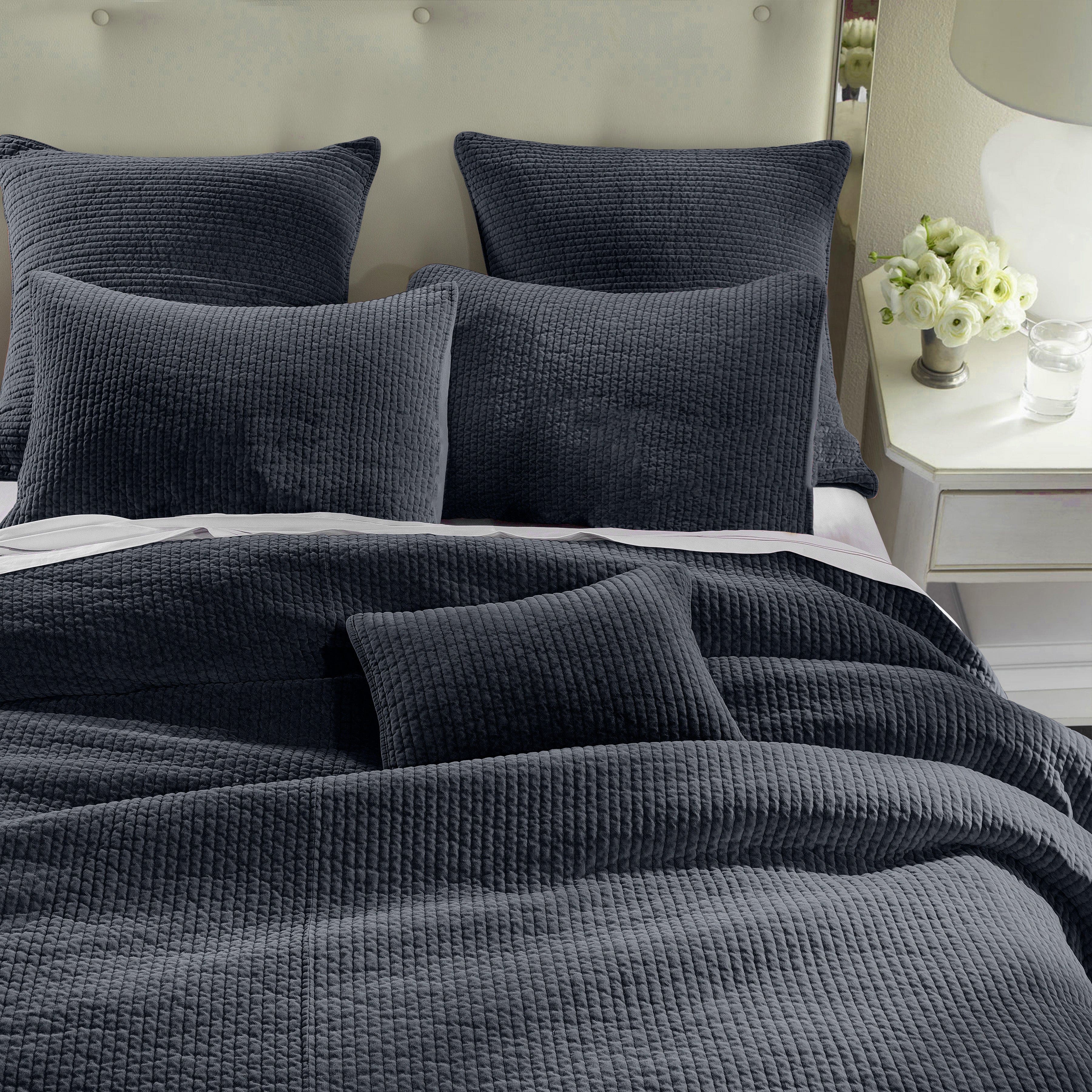 Stonewashed Cotton Velvet Quilt
