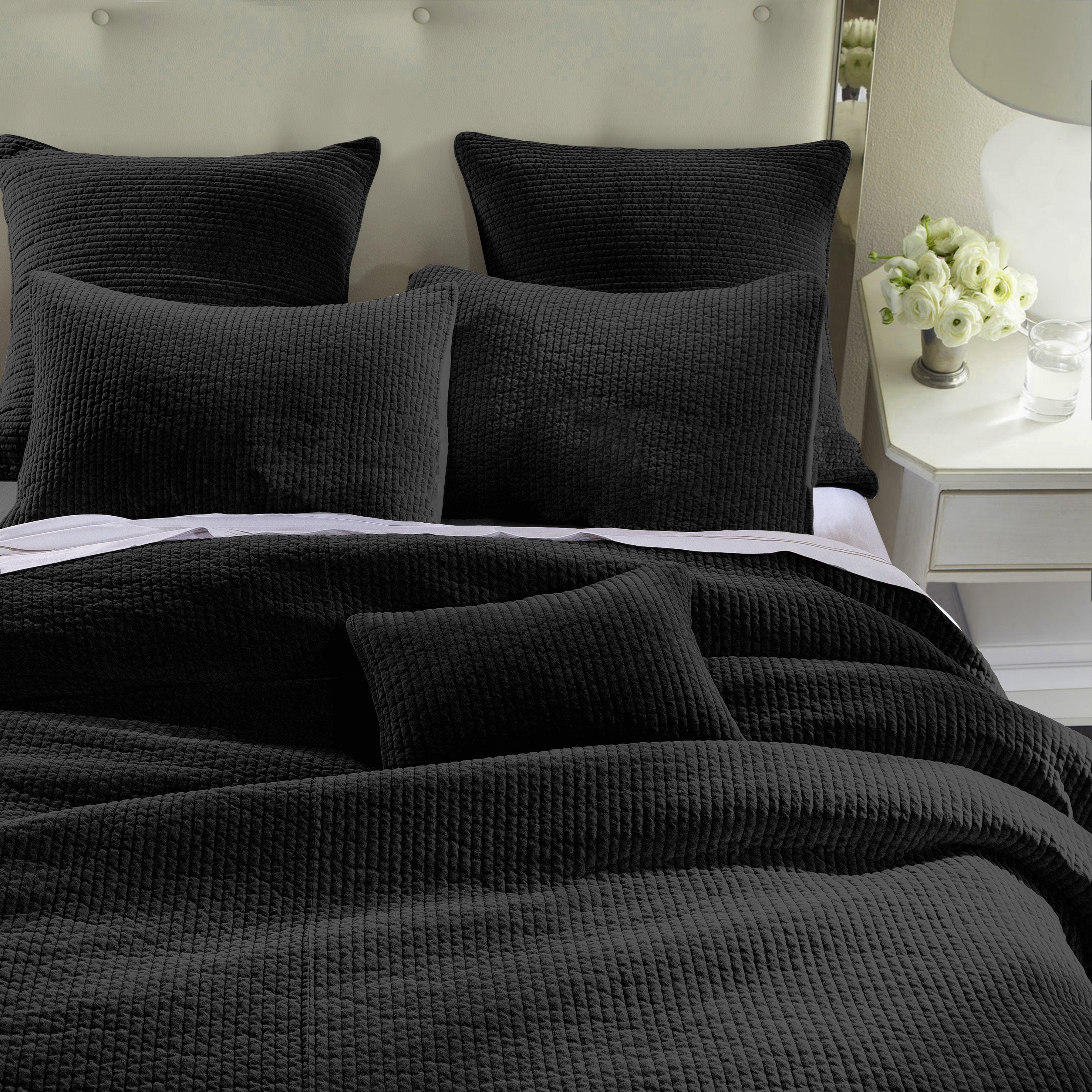 Stonewashed Cotton Velvet Quilt