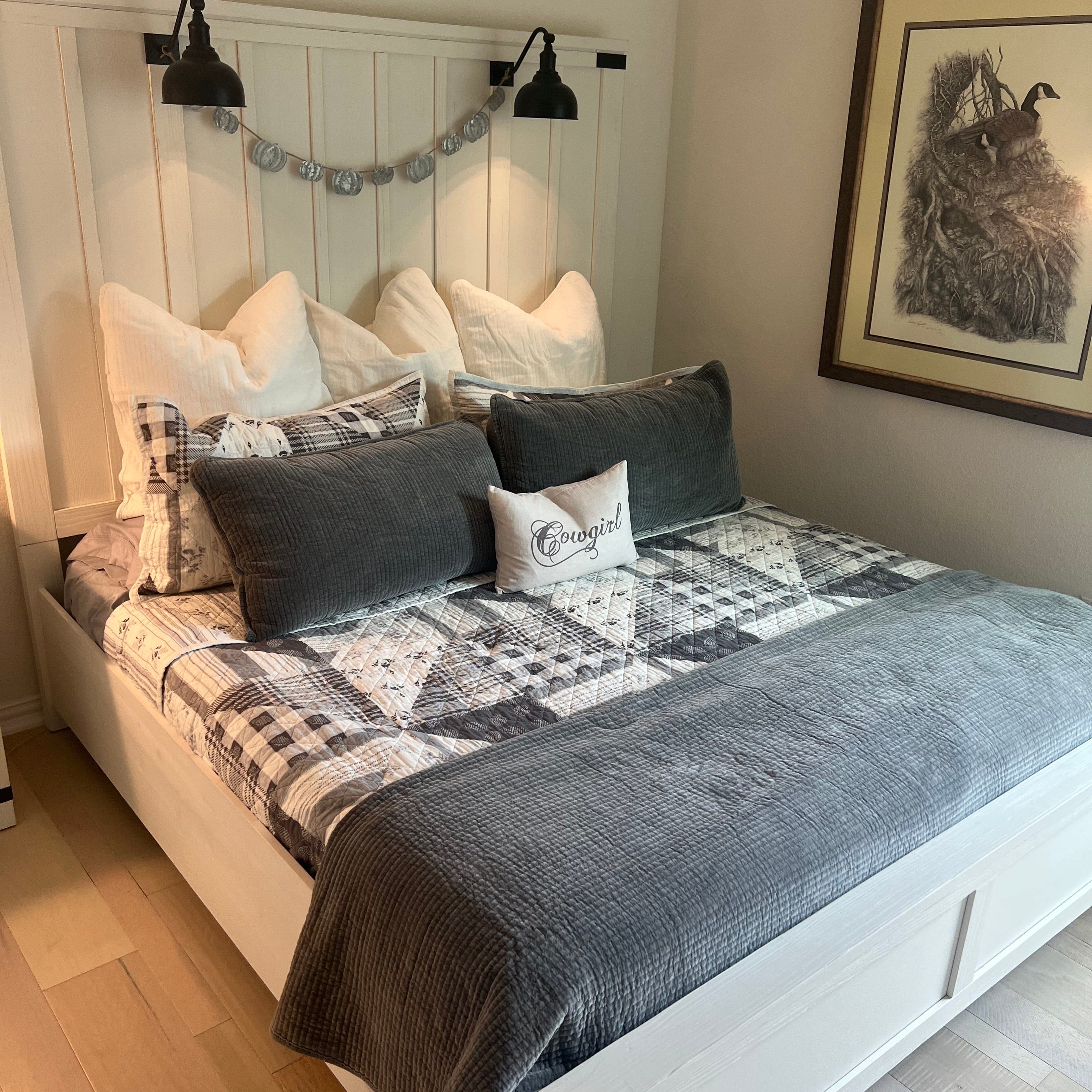 Stonewashed Cotton Velvet Quilt