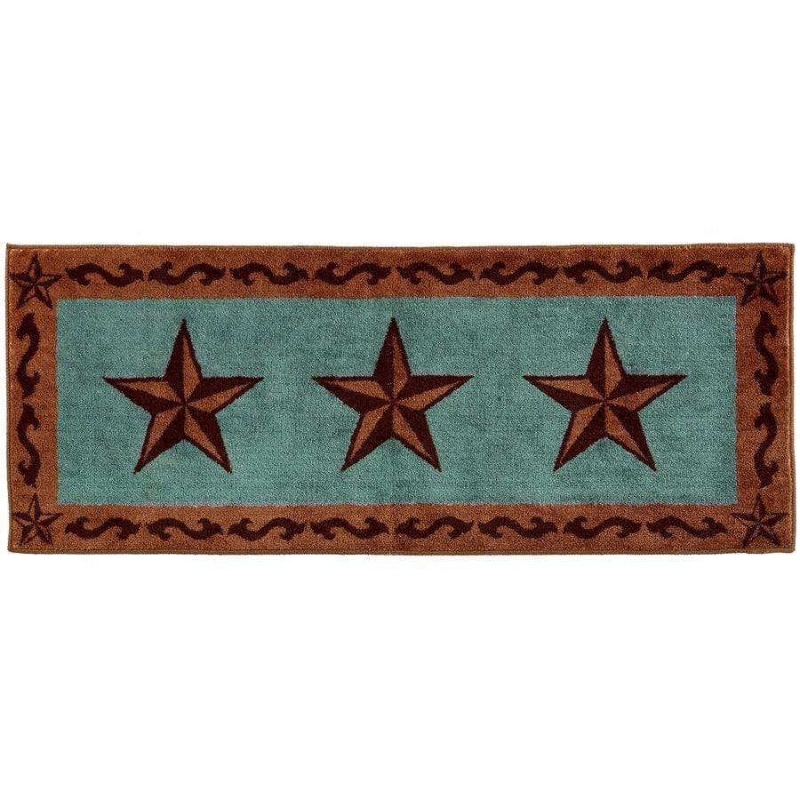 3-Star Scroll Motif Rug