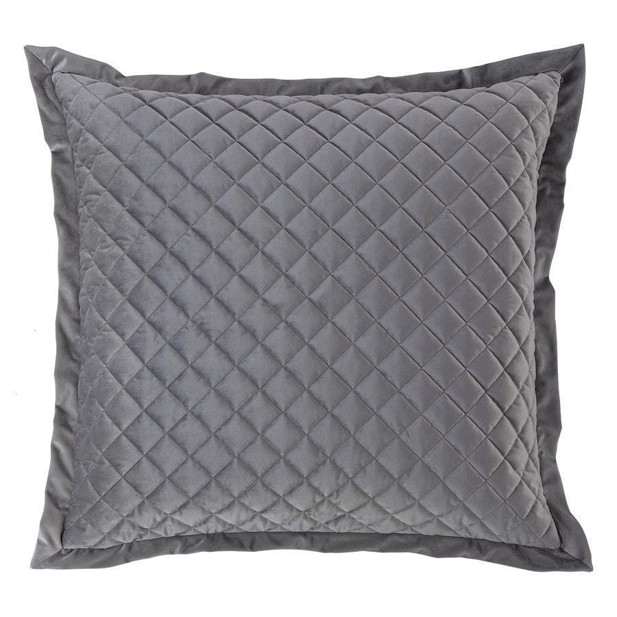 Velvet Diamond Quilted Euro Sham