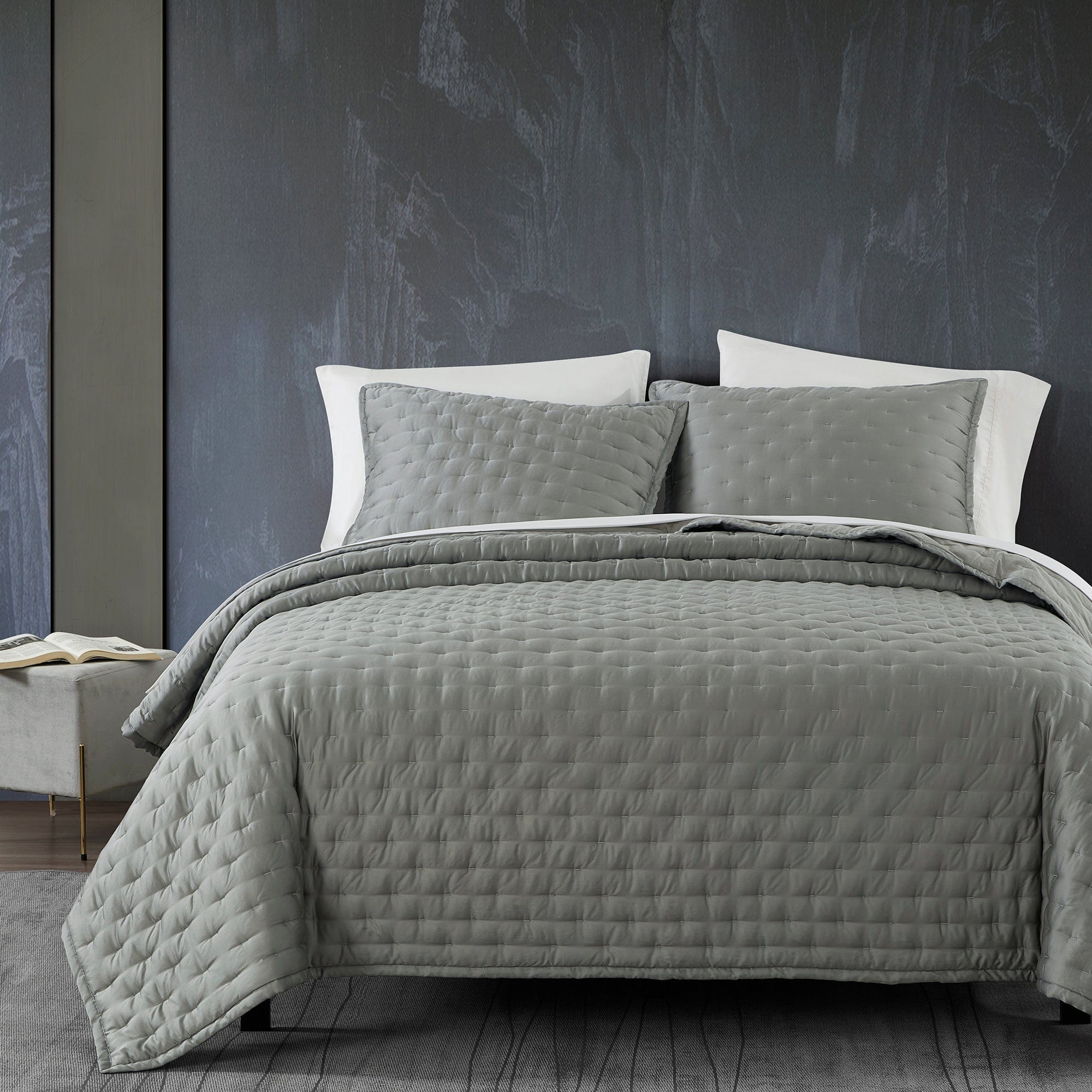 Eucalyptus Quilt Pillow Sham Set