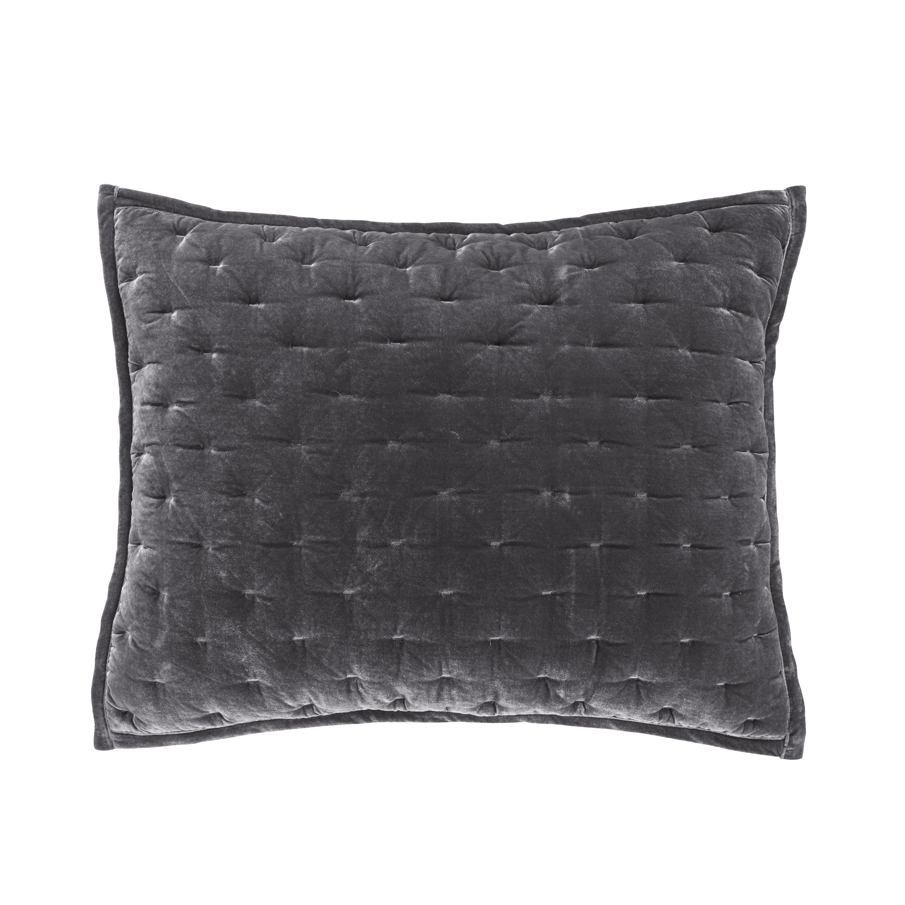 Stella Faux Silk Velvet Pintuck Pillow Sham