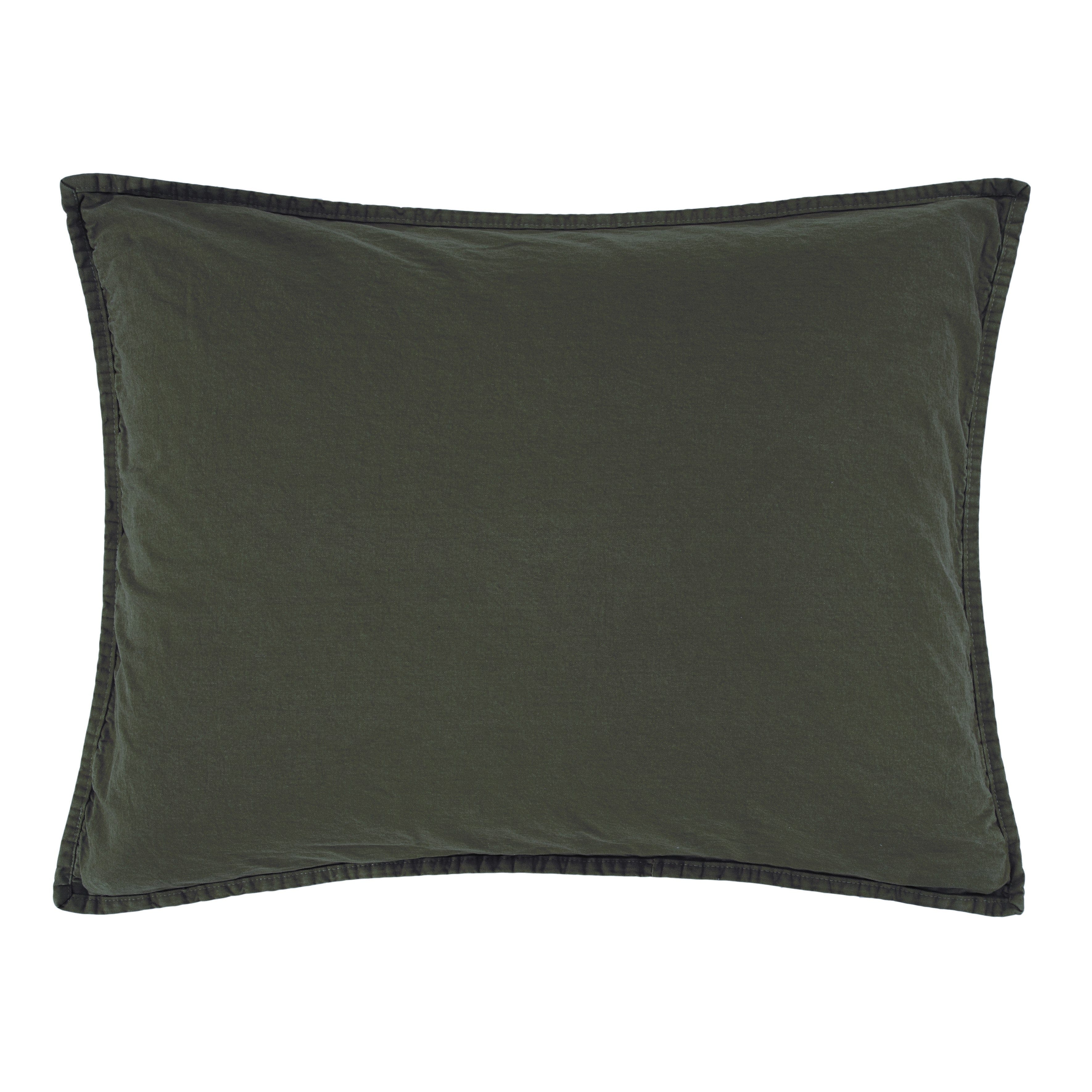 Stonewashed Cotton Canvas Pillow Sham