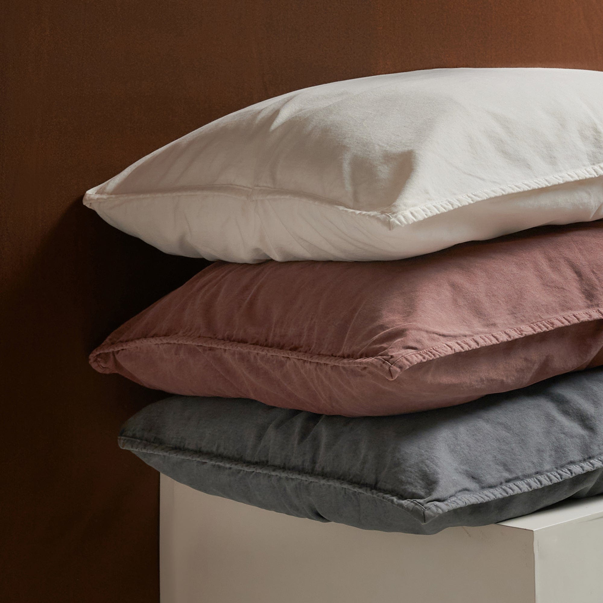 Stonewashed Cotton Canvas Pillow Sham