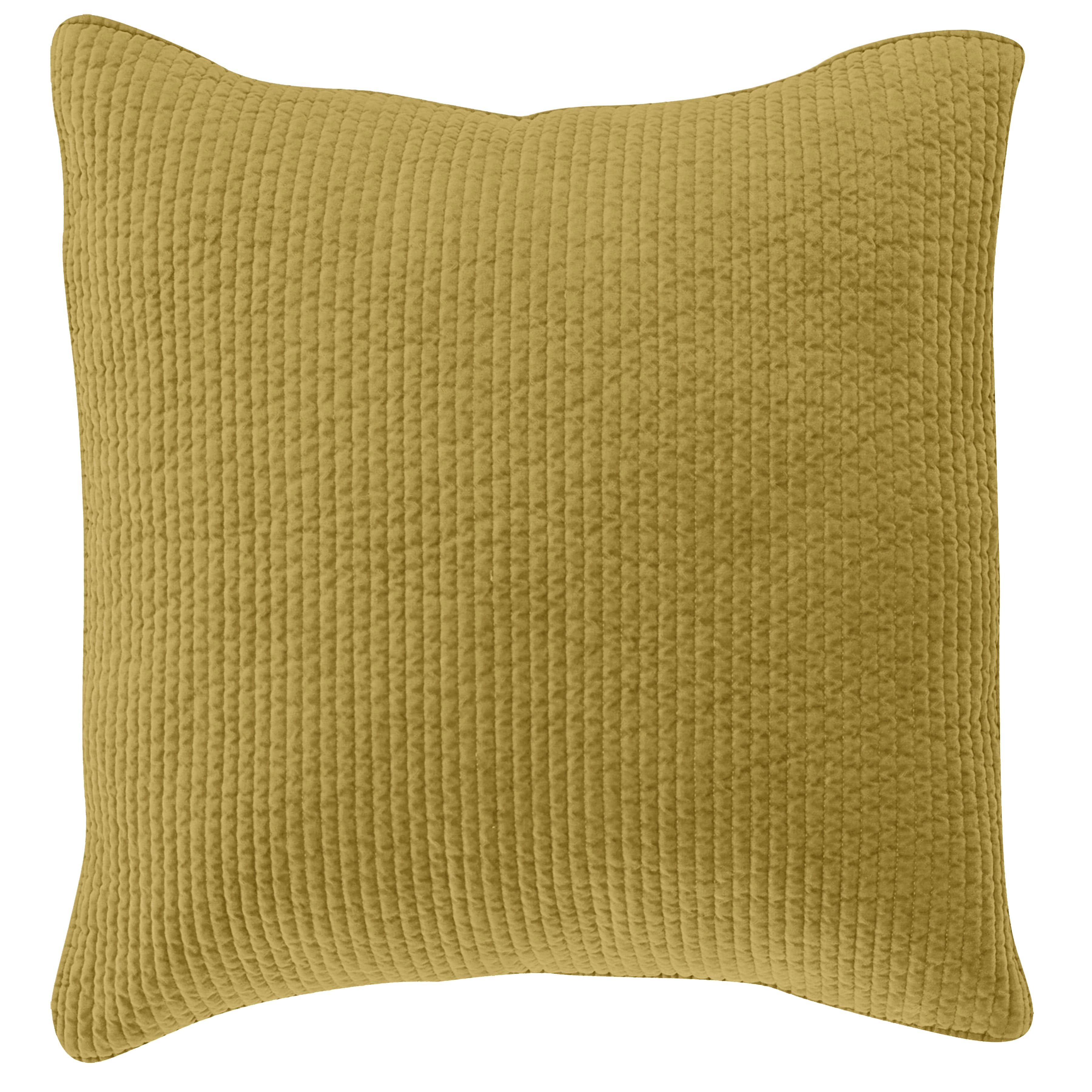 Stonewashed Cotton Quilted Velvet Euro Sham