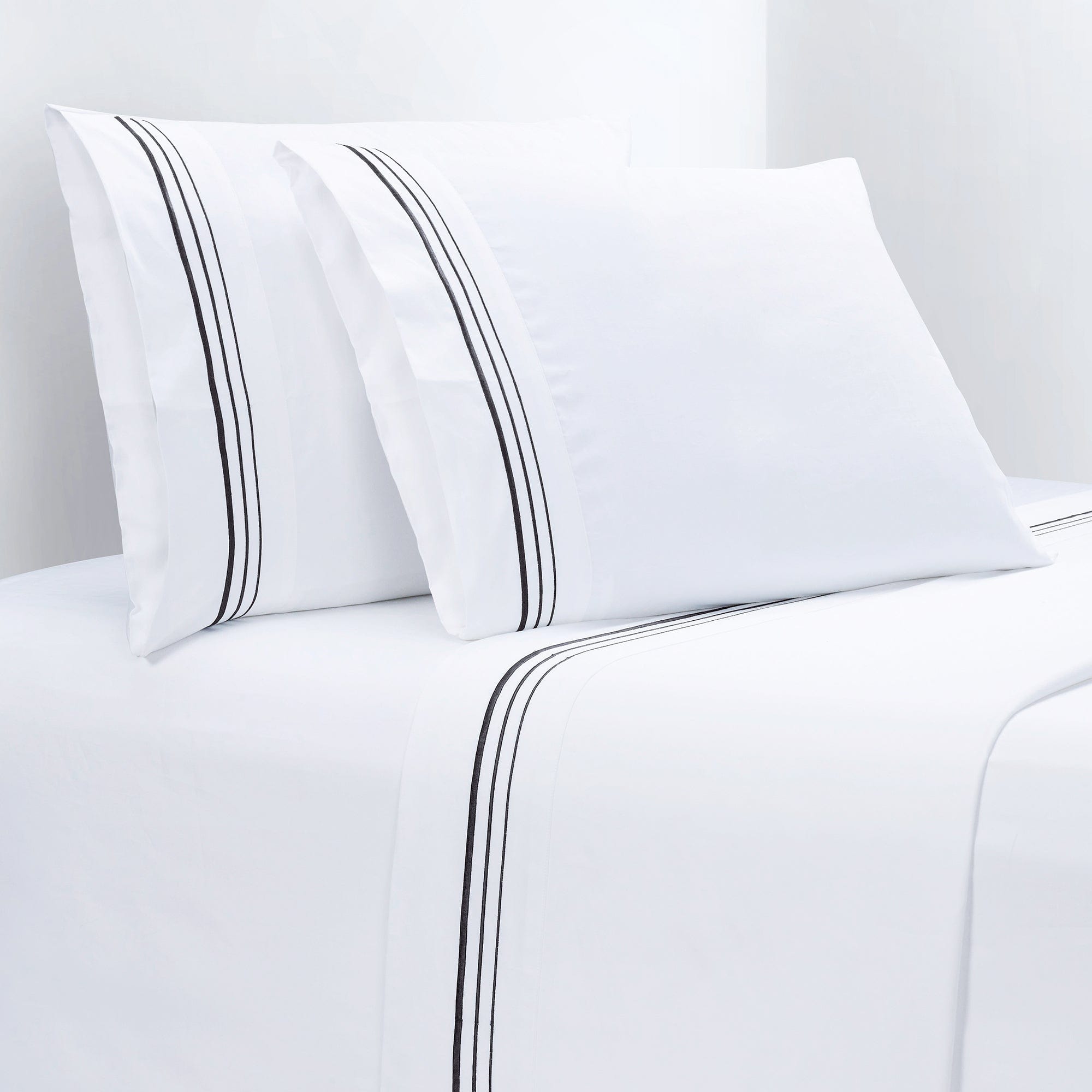 350TC Border Embroidery Sheet Set