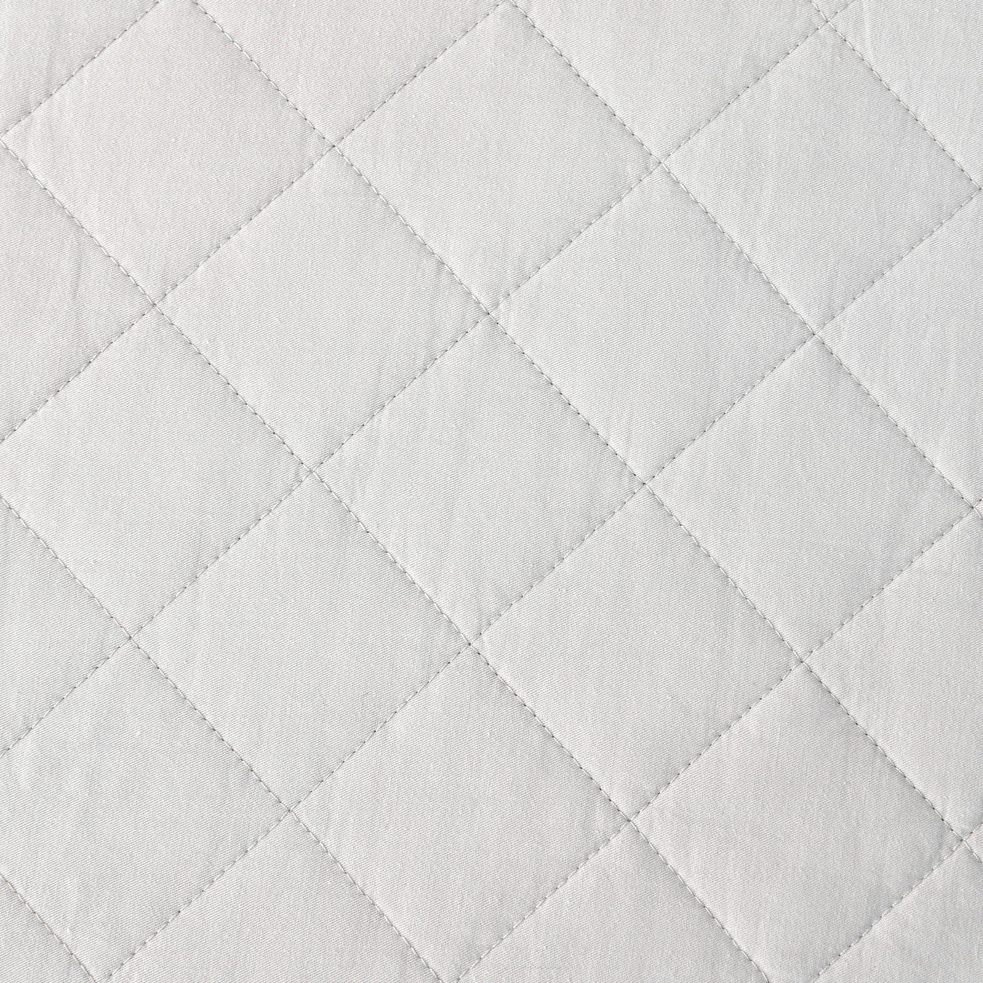 Linen Cotton Diamond Quilt Swatch