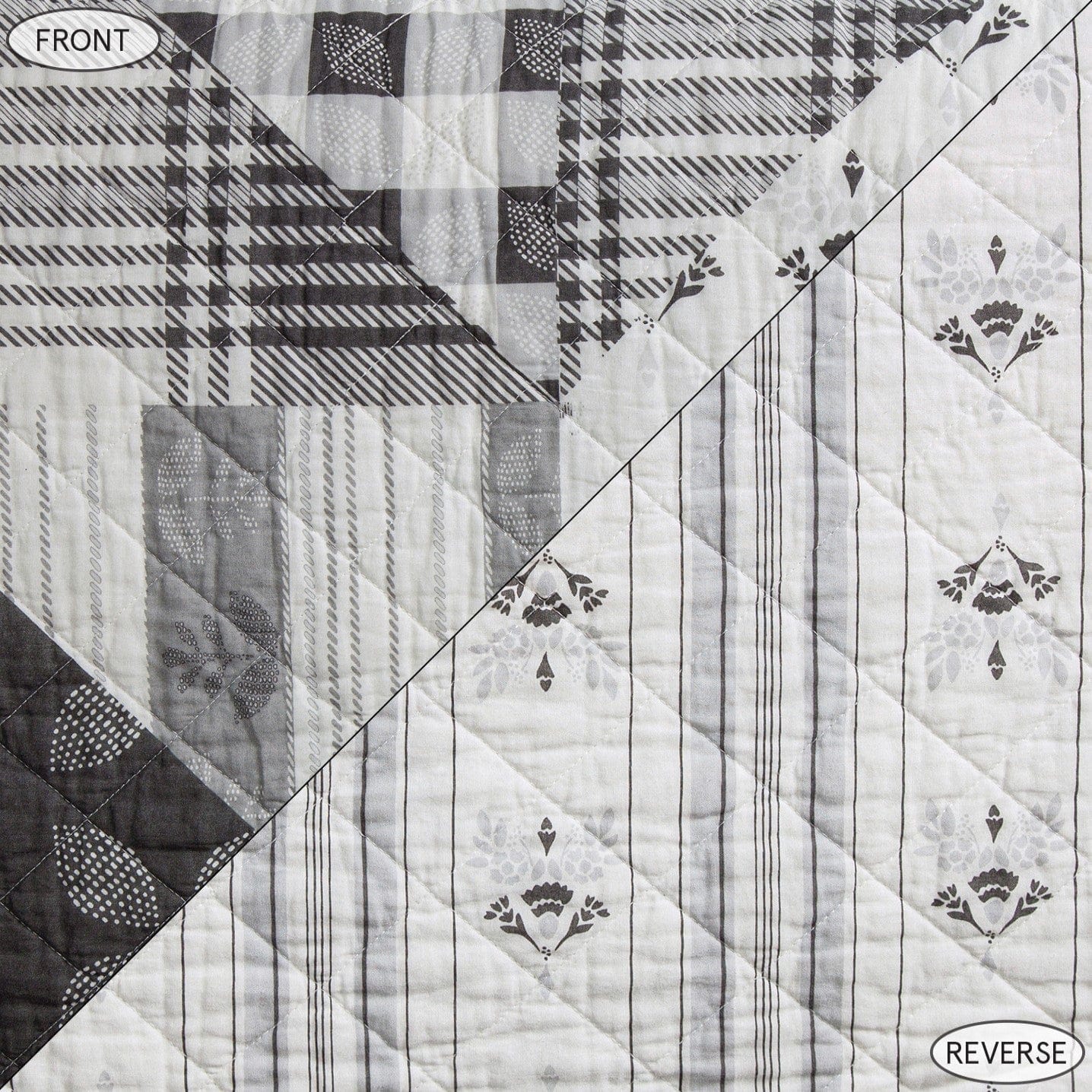 Patchwork Prairie Printed Quilt Swatch