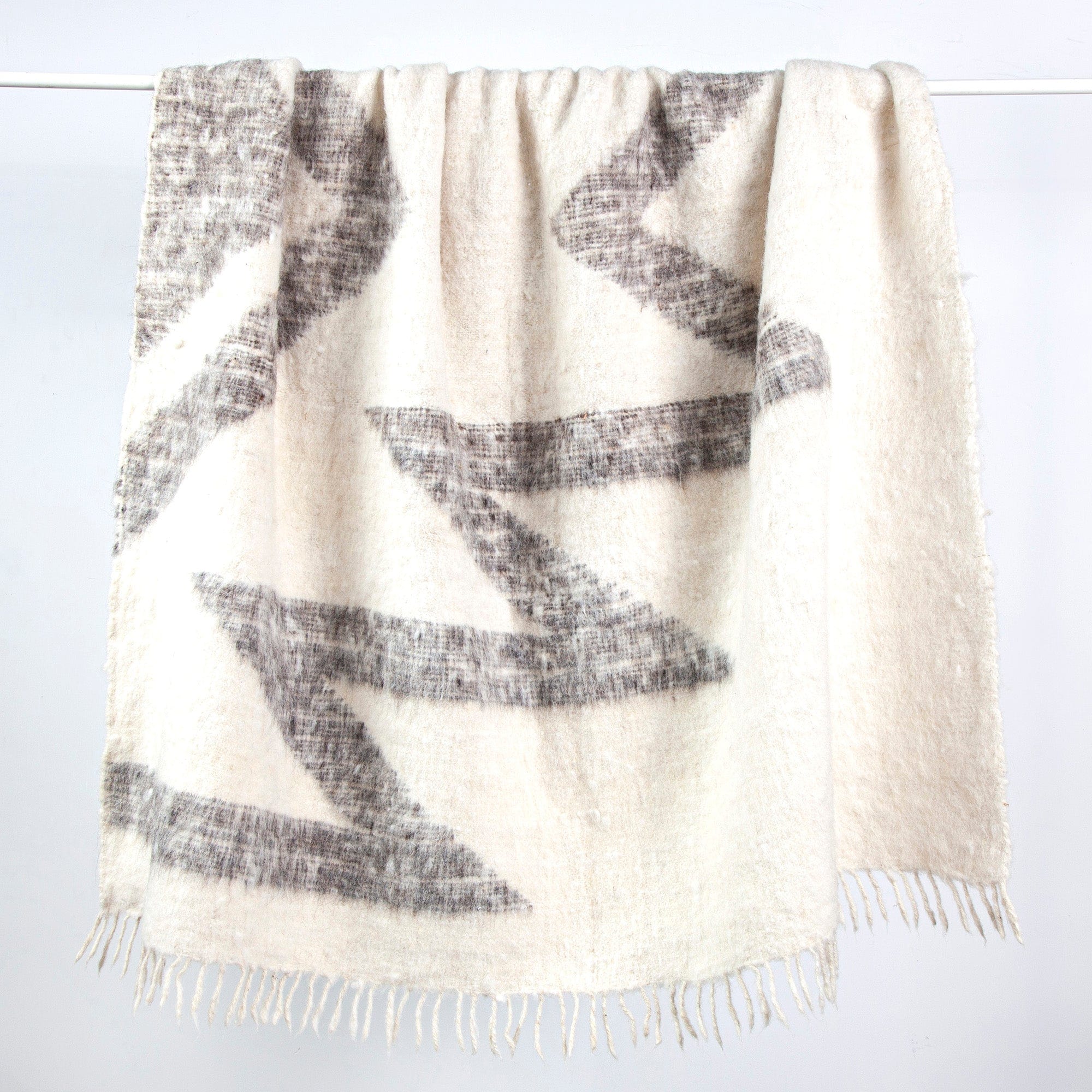 Maguey 100% Wool Handwoven Throw Blanket