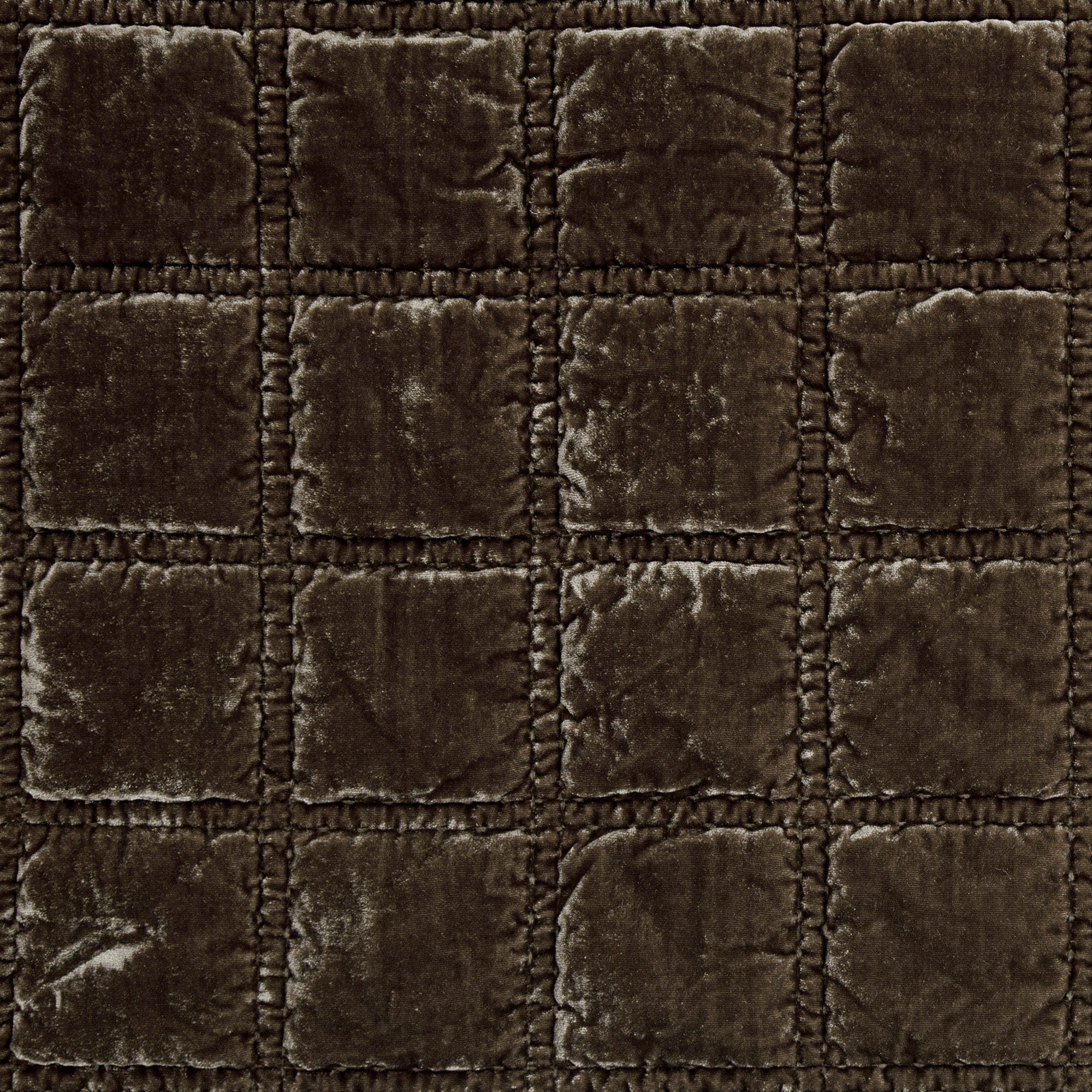 Stella Faux Silk Velvet Double Box Stitch Throw