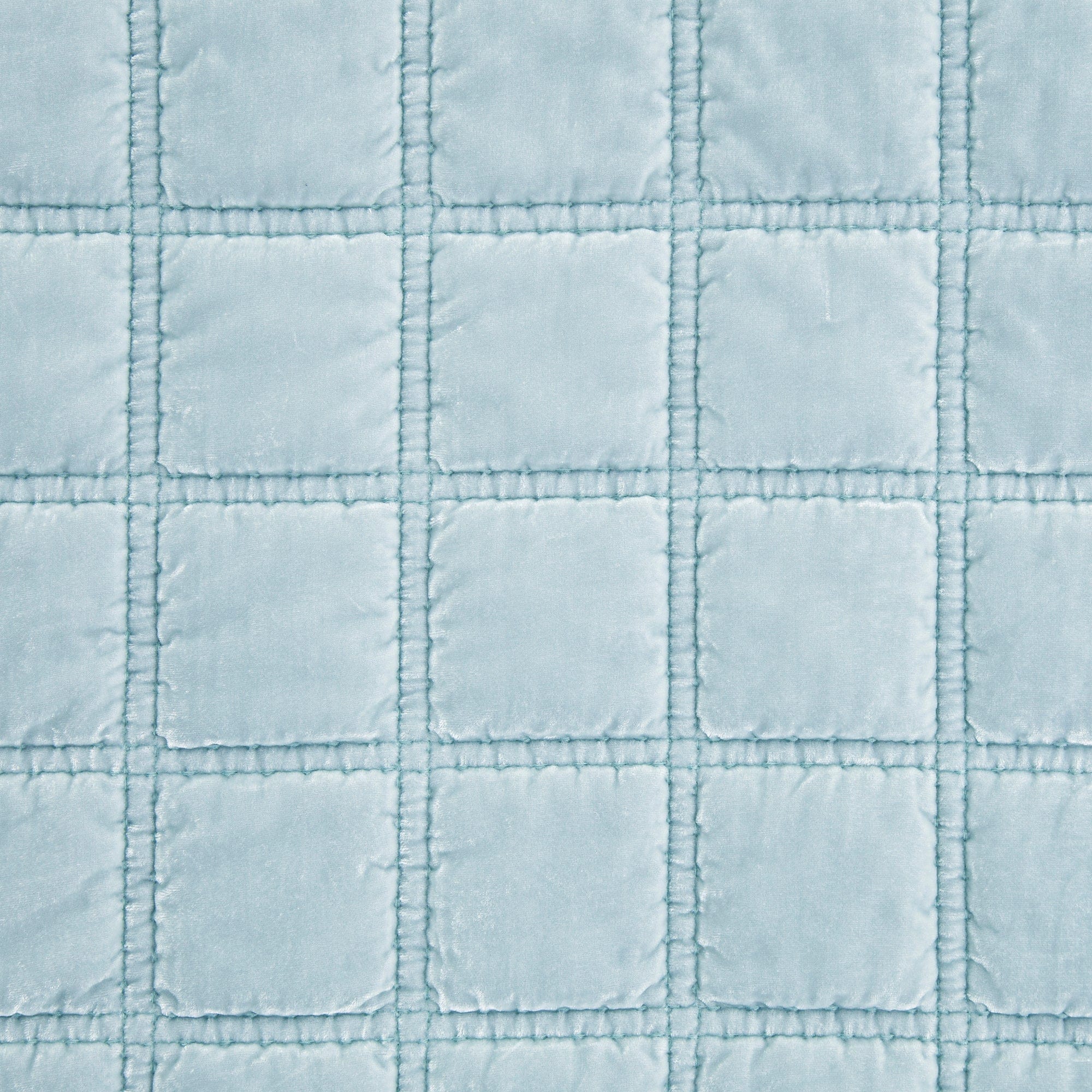 Stella Faux Silk Velvet Double Box Stitch Throw