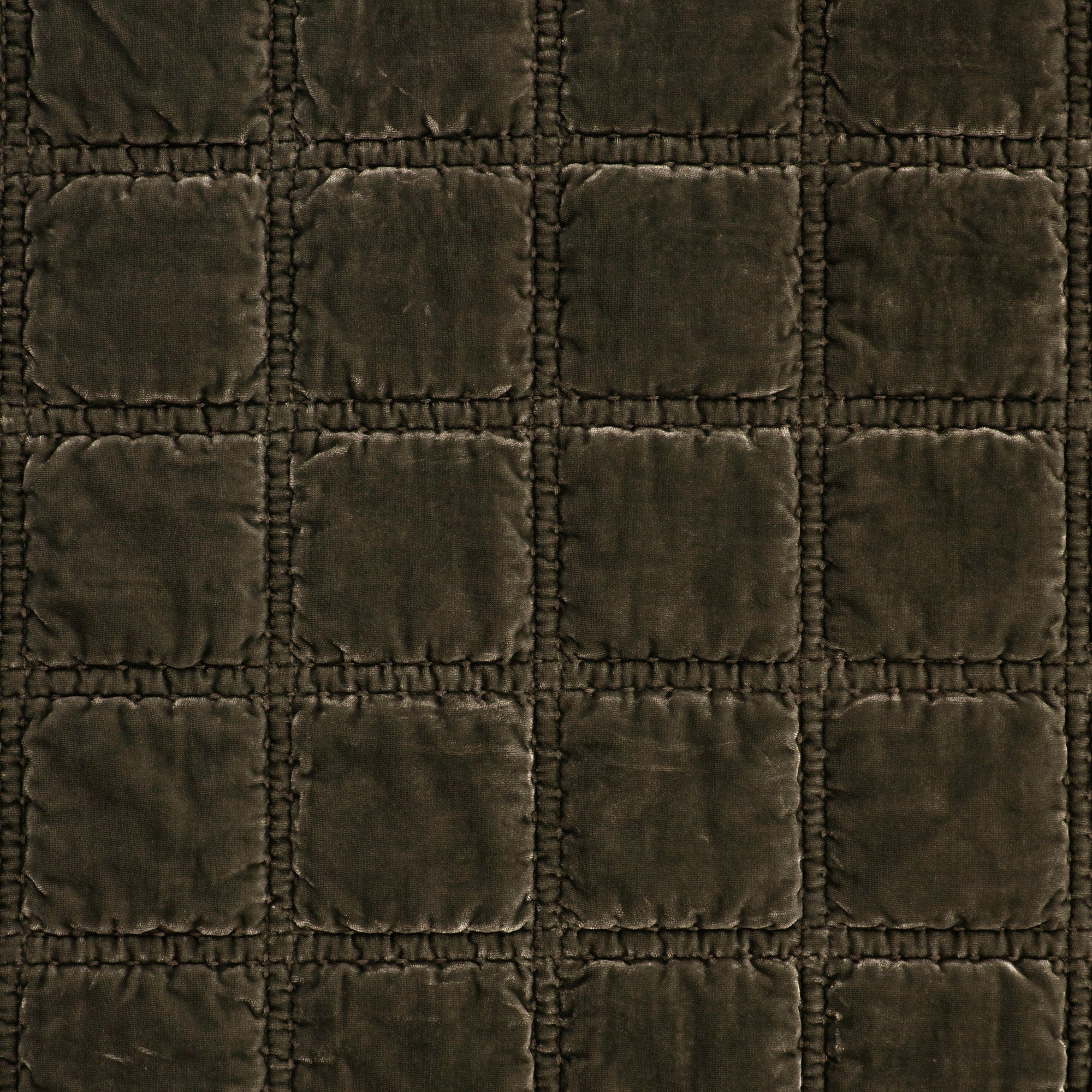 Stella Faux Silk Velvet Double Box Stitch Throw