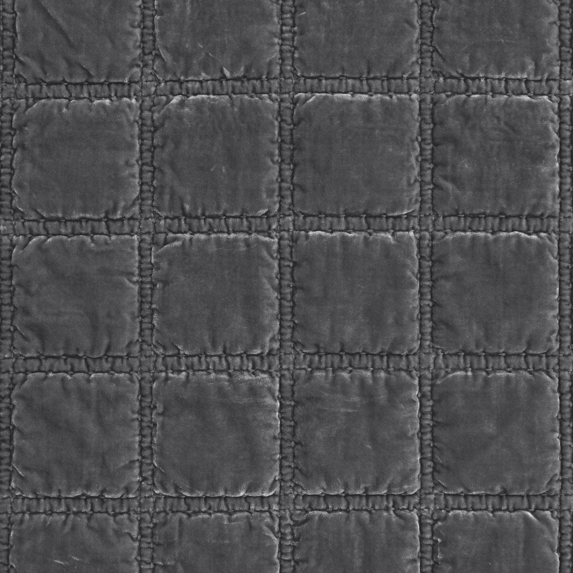 Stella Faux Silk Velvet Double Box Stitch Throw