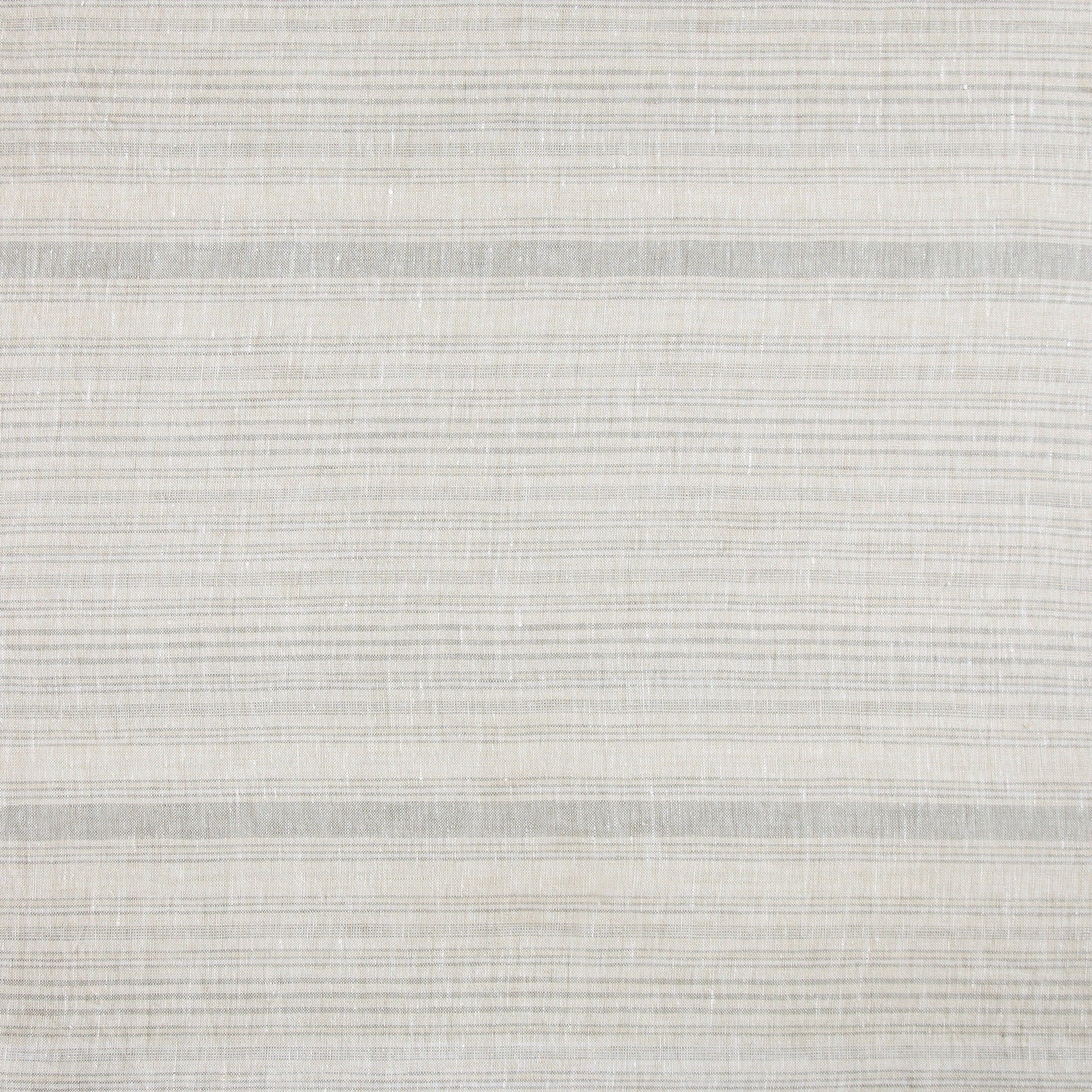 100% French Flax Linen Variegated Stripe Swatch