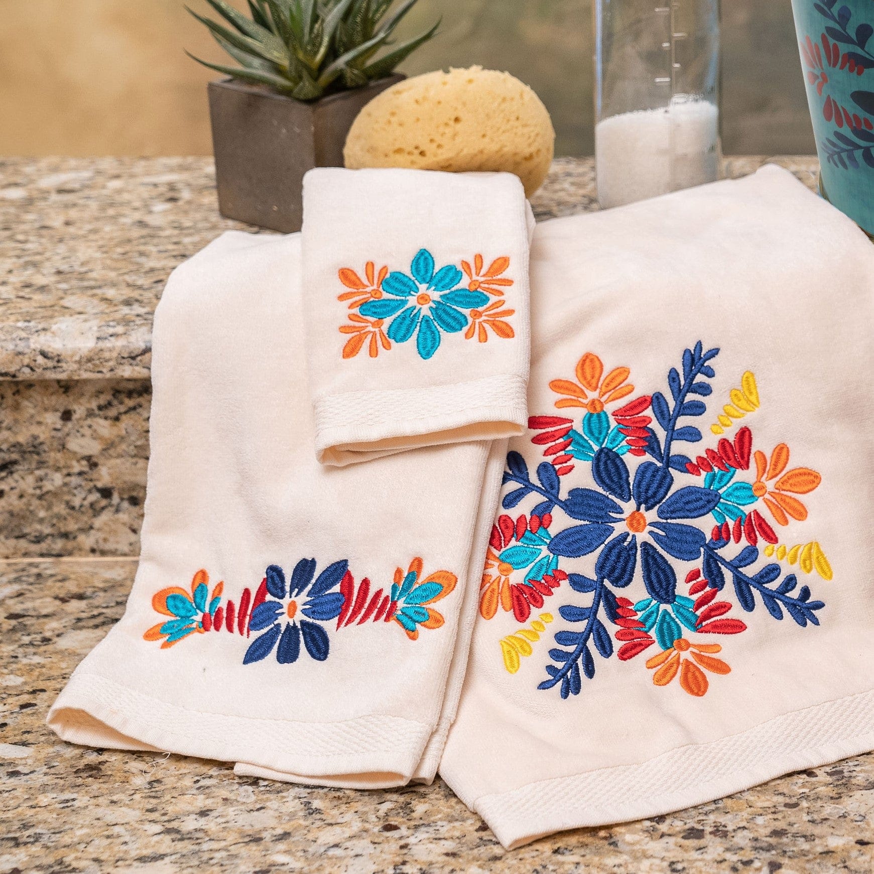 Bonita Towel Set, 3PC Cream