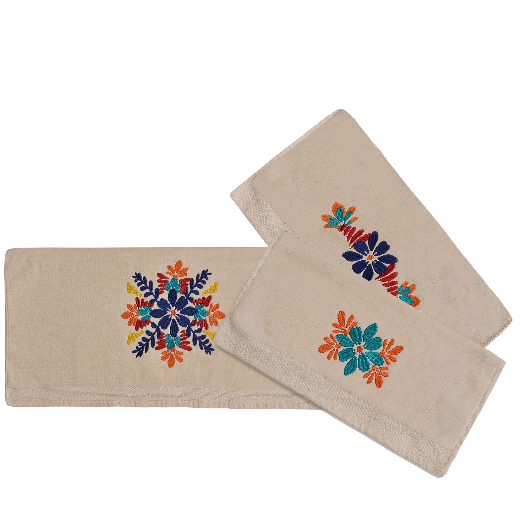 Bonita Towel Set, 3PC Natural Color
