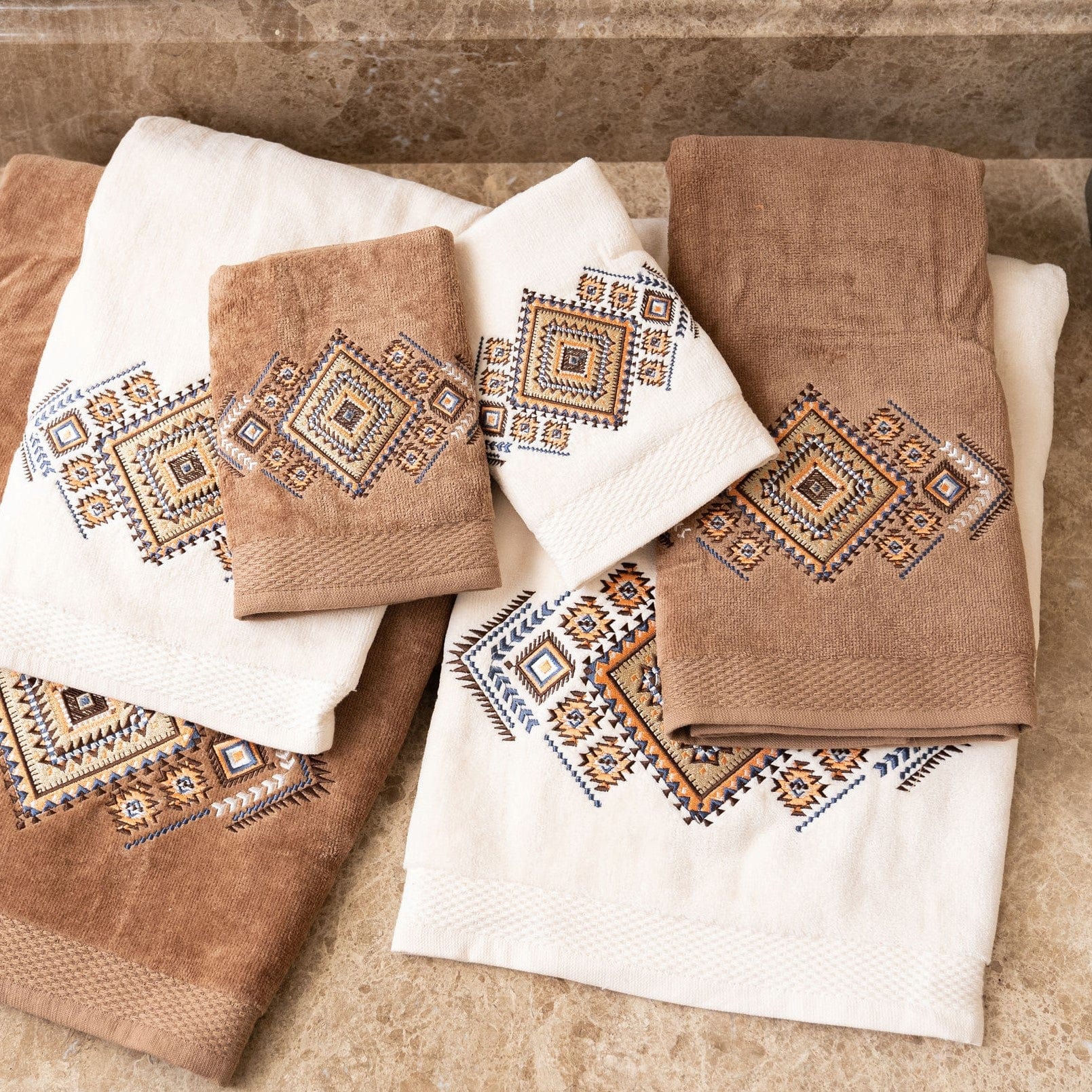 Sedona Aztec 3PC Bath Towel Set