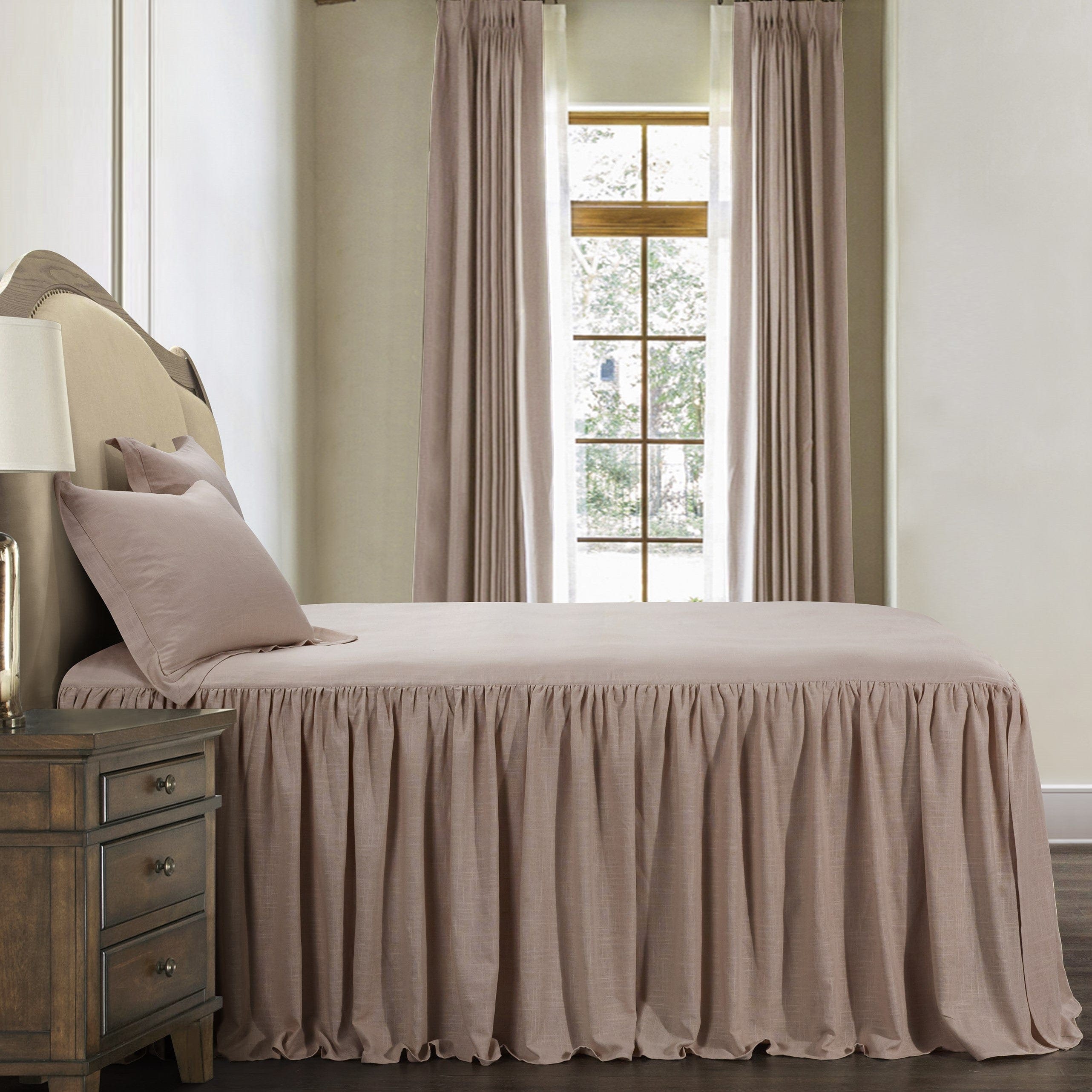Luna Washed Linen Bedspread Set