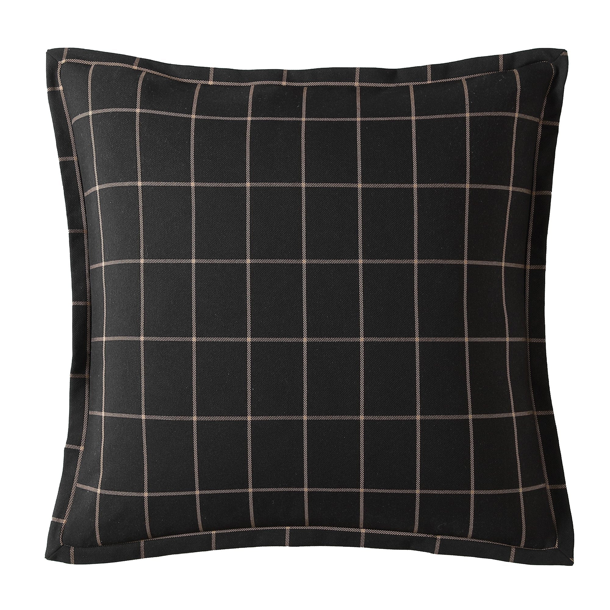 Windowpane Plaid Euro Sham