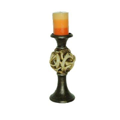 Antler Ball Pillar Candle Holder