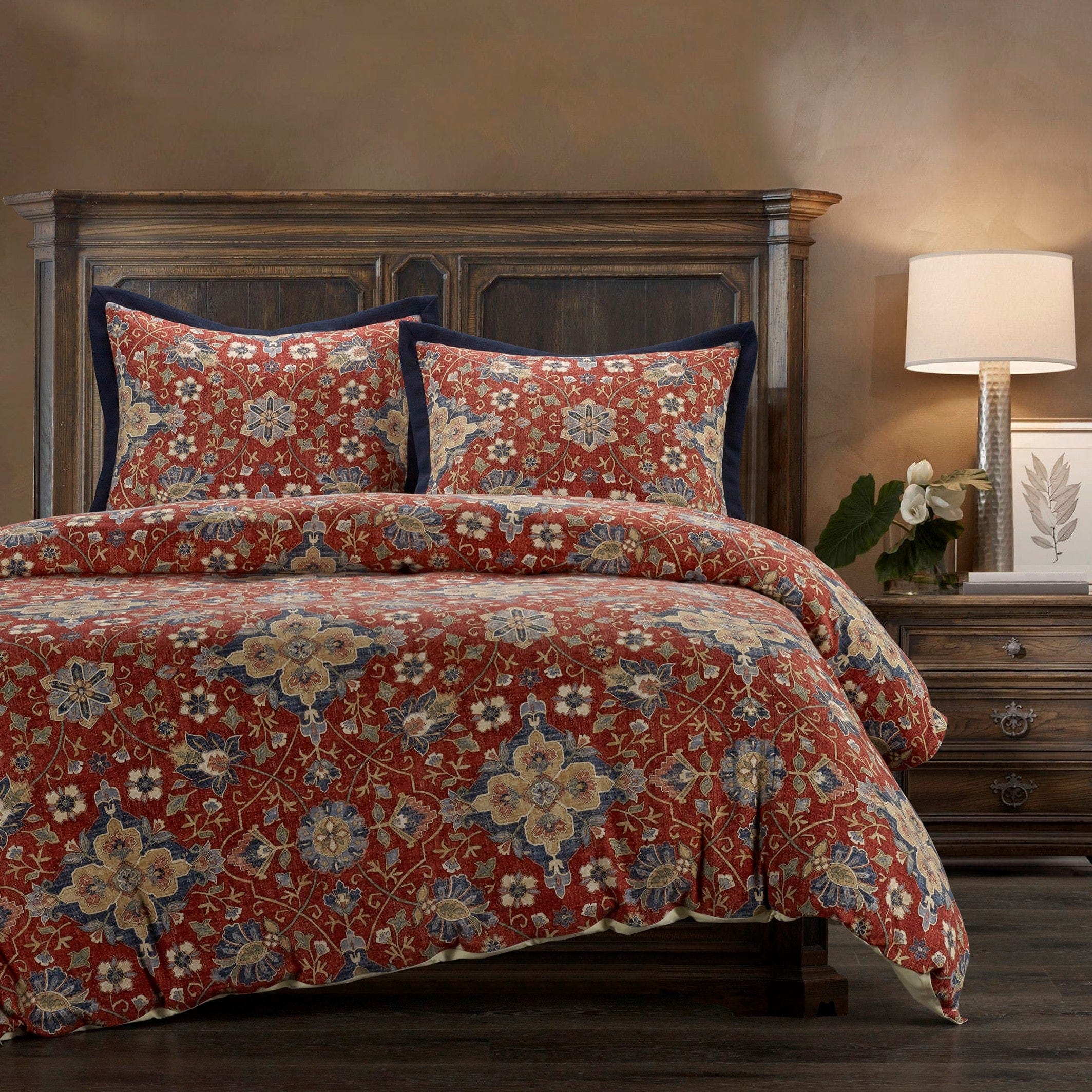 Melinda Washed Linen Bedding Set