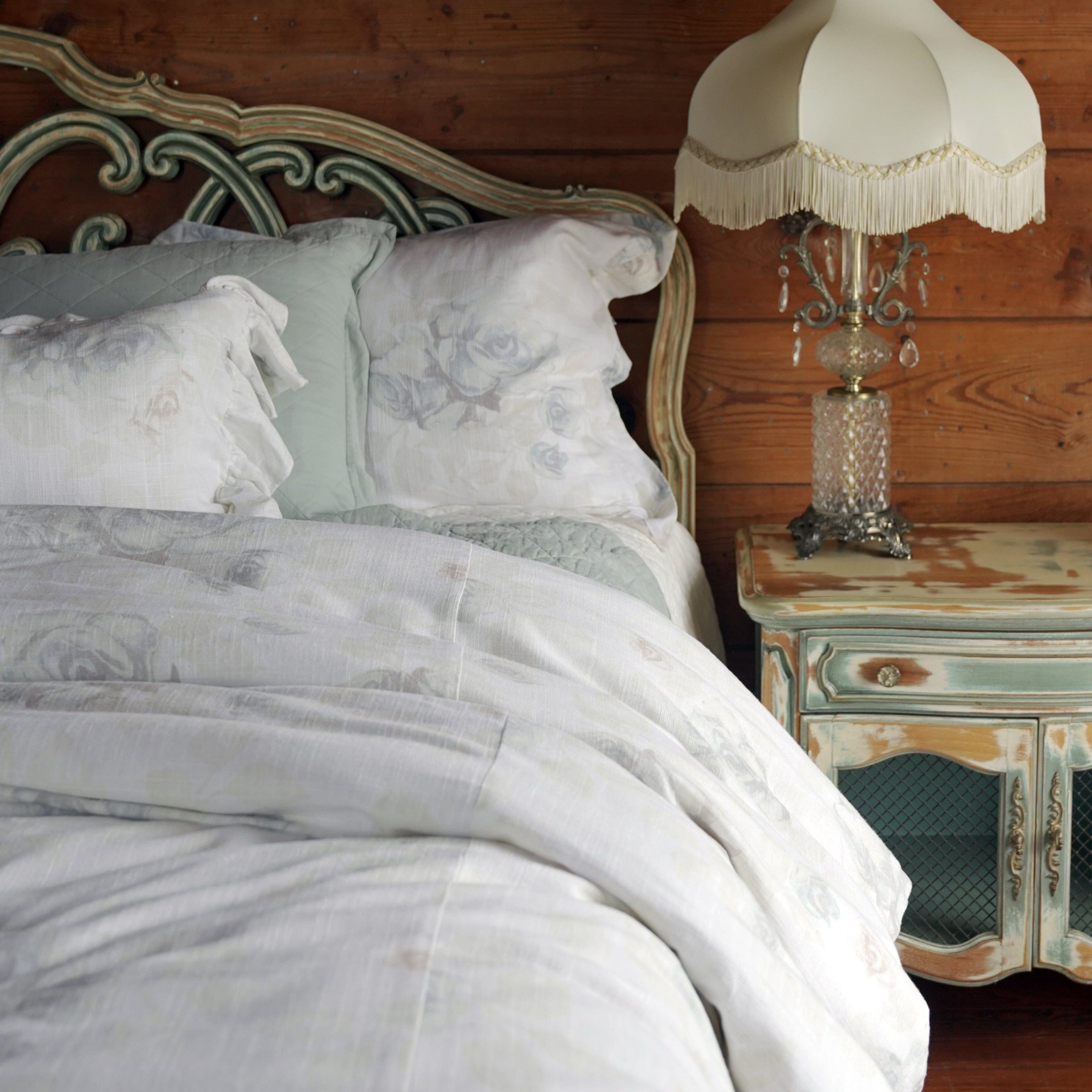 Rosaline Washed Linen Comforter Set