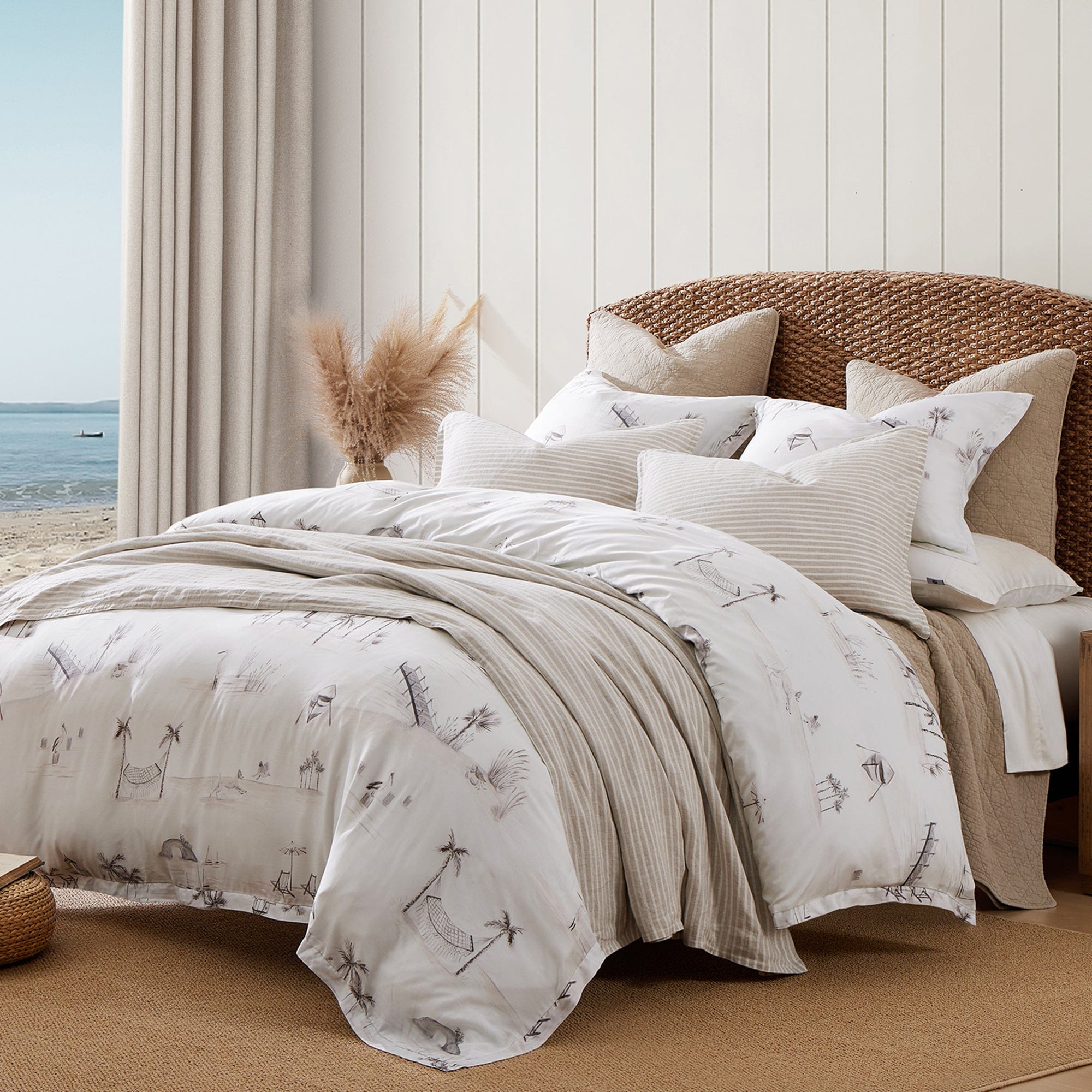 Seaside Eucalyptus Bedding Set