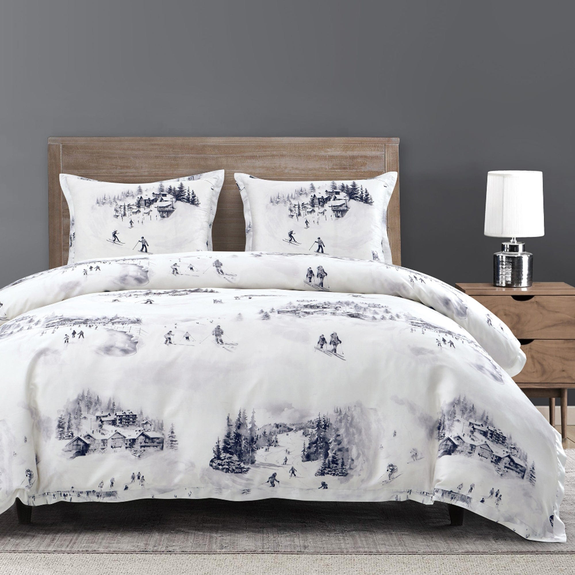 Ski Life Eucalyptus Bedding Set