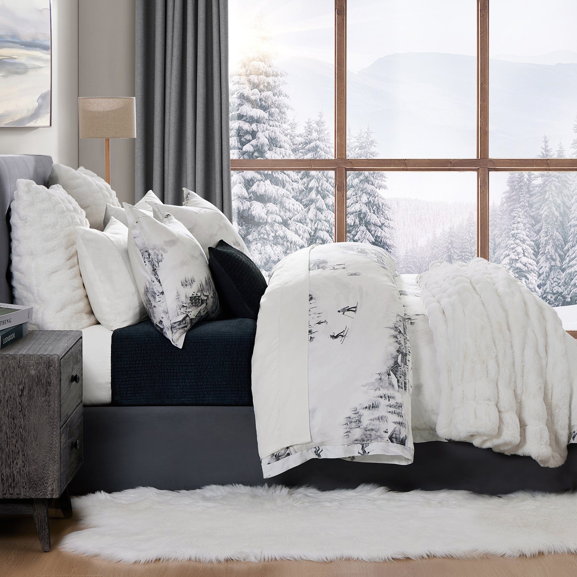 Ski Life Eucalyptus Bedding Set