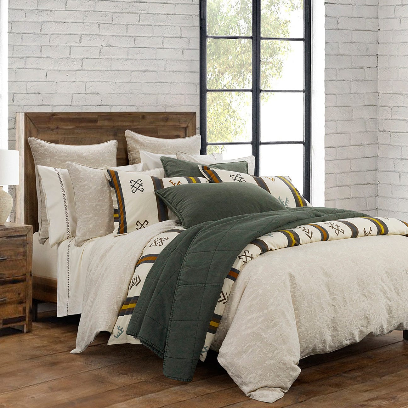 Toluca Canvas Bedding Set