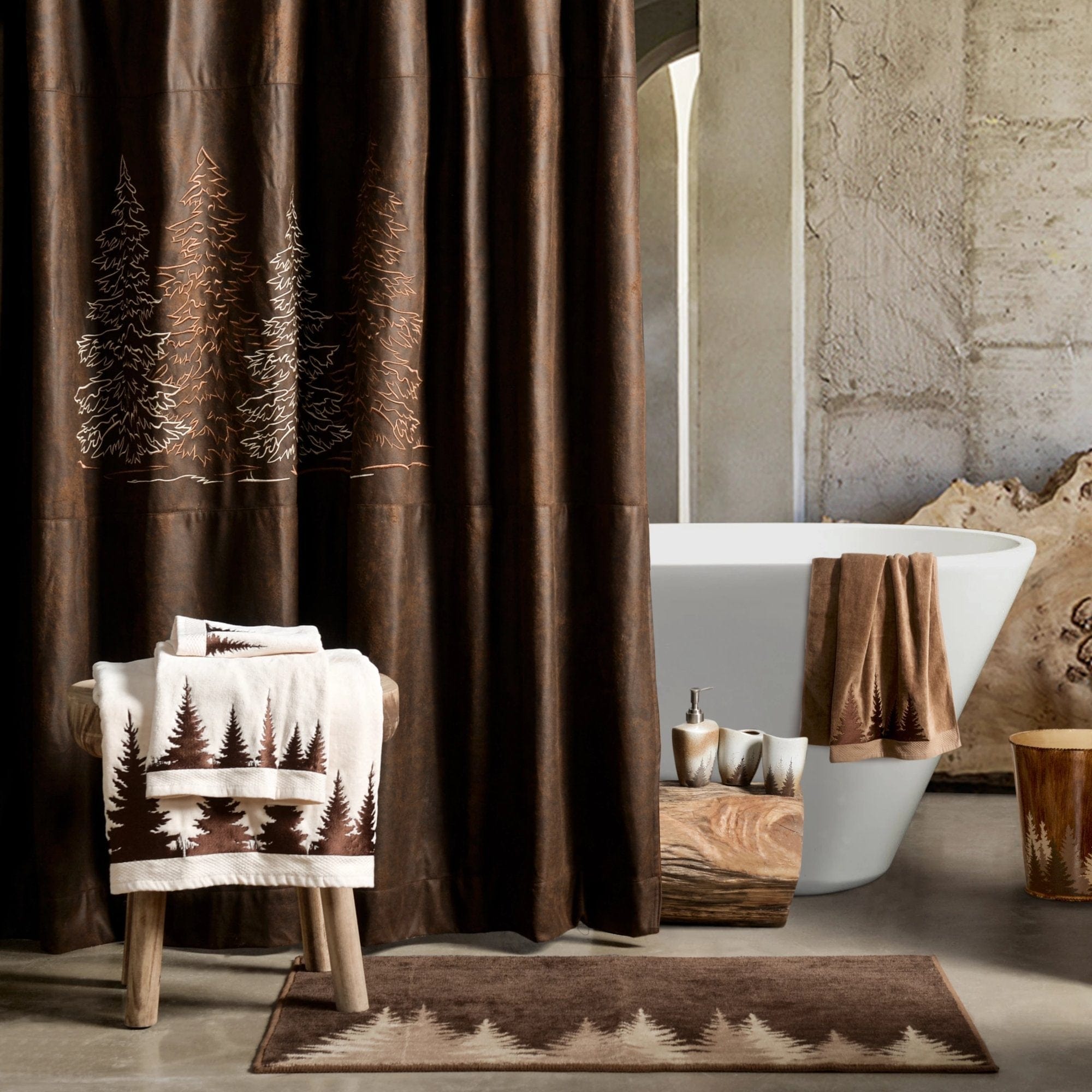 Clearwater Pines 8PC Bathroom Set