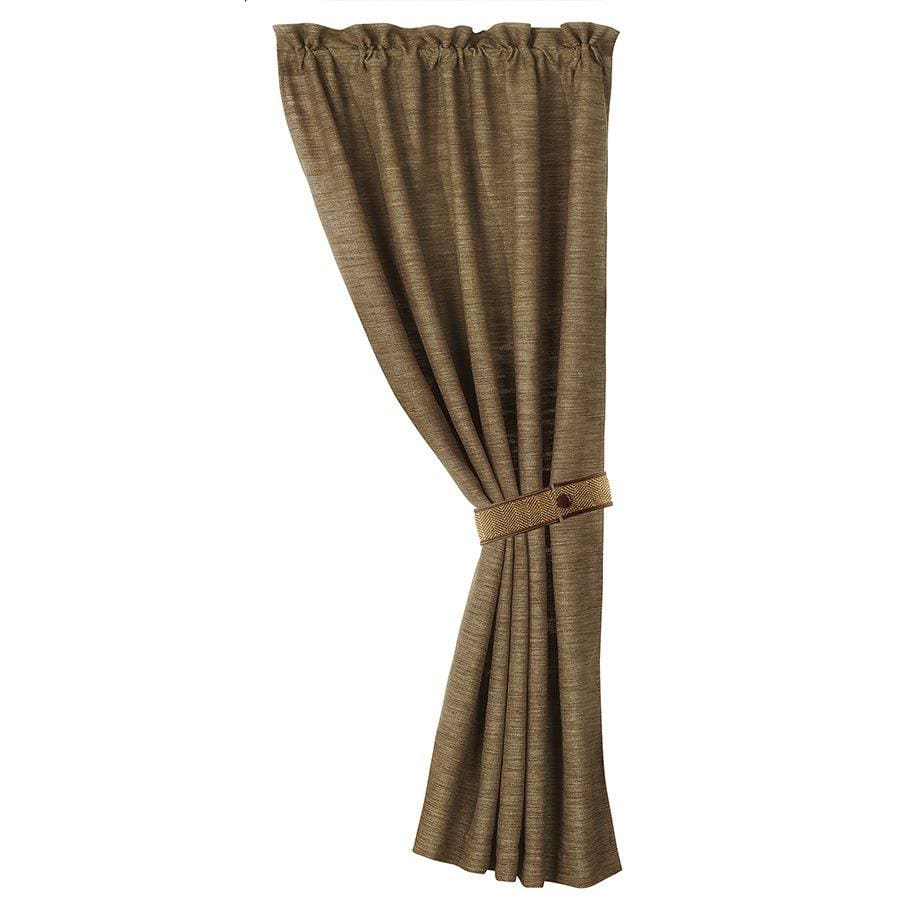 Highland Lodge Olive Single Panel Curtain