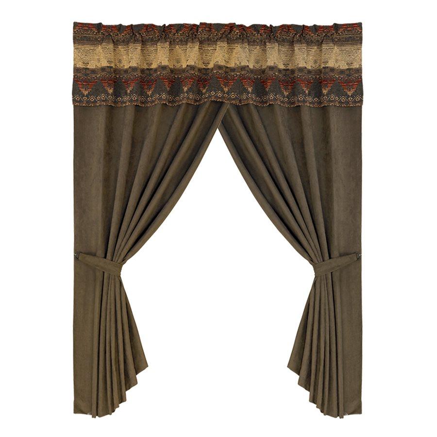 Sierra Curtain Set with Valance