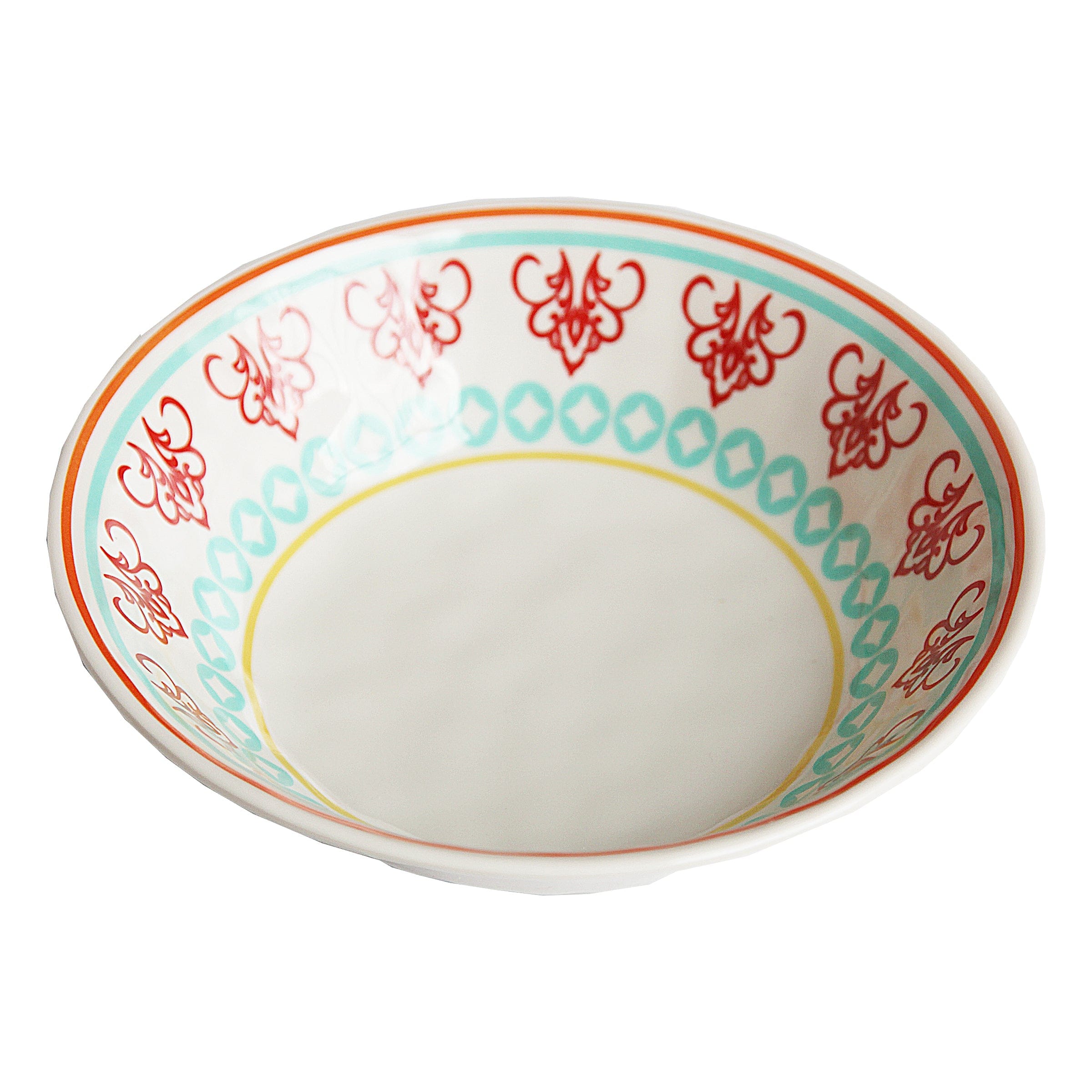 Western Melamine Dinner Bowls, Set of 4