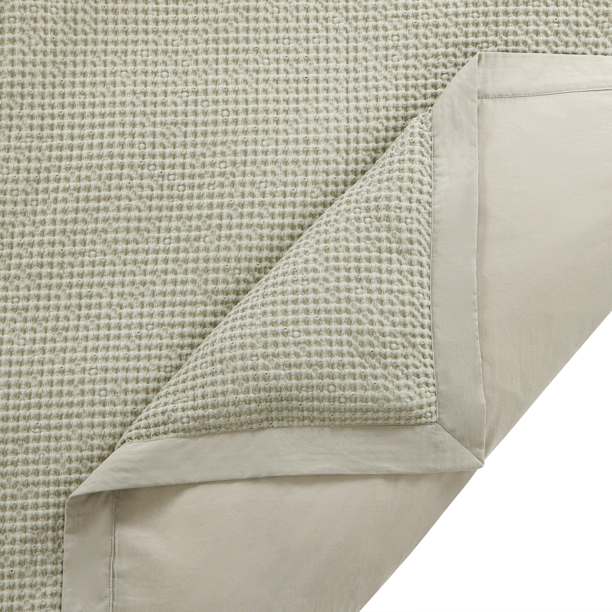 Stonewashed Cotton Waffle Weave Duvet Cover