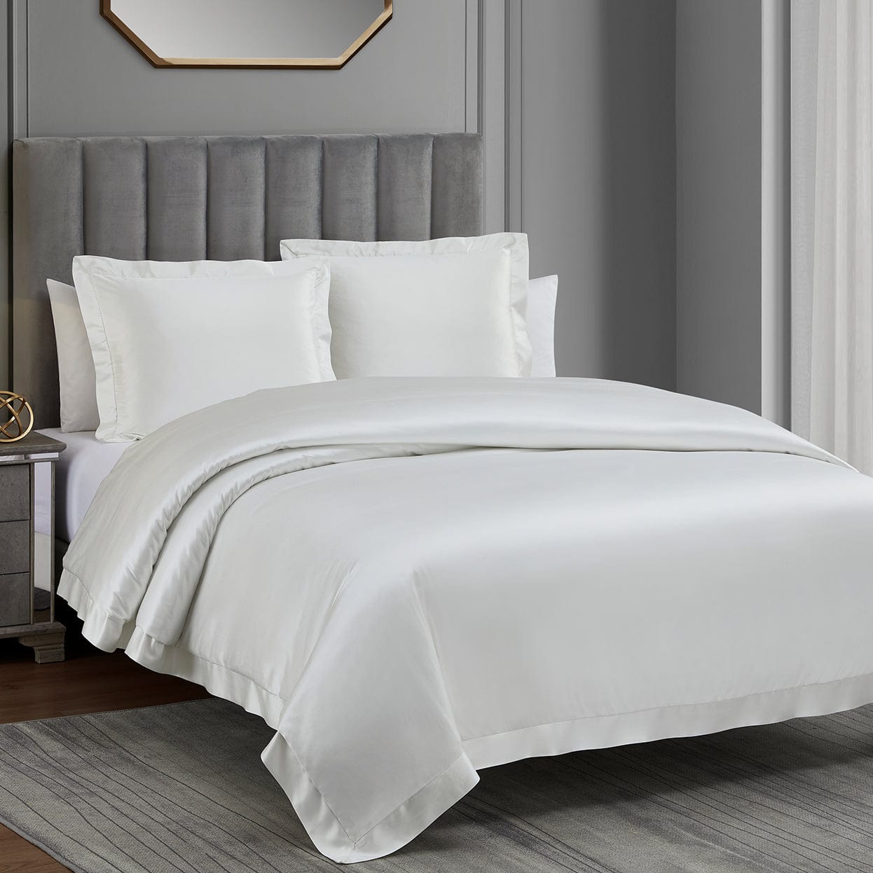 High Shine Satin Duvet Cover Set