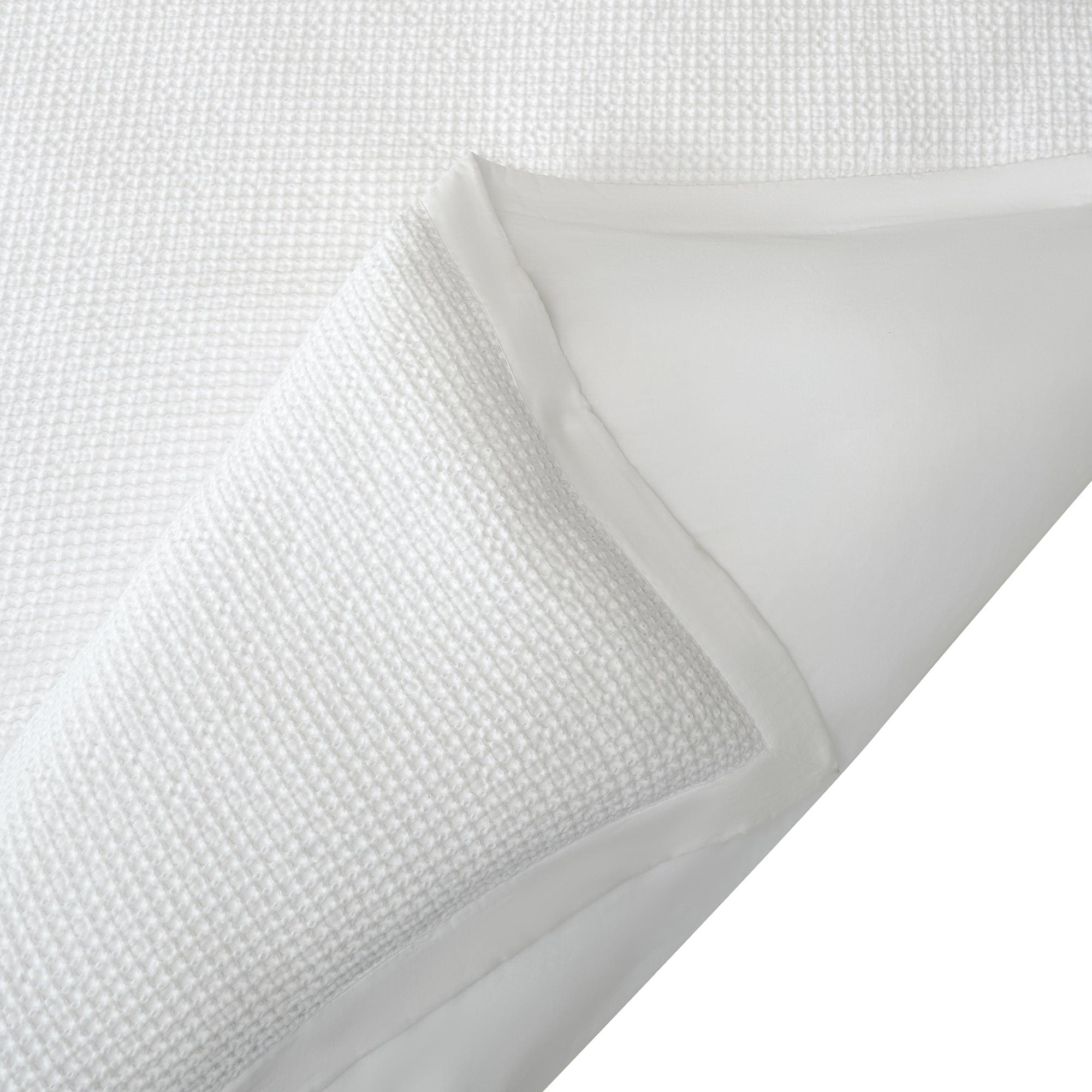 Stonewashed Cotton Waffle Weave Duvet Cover