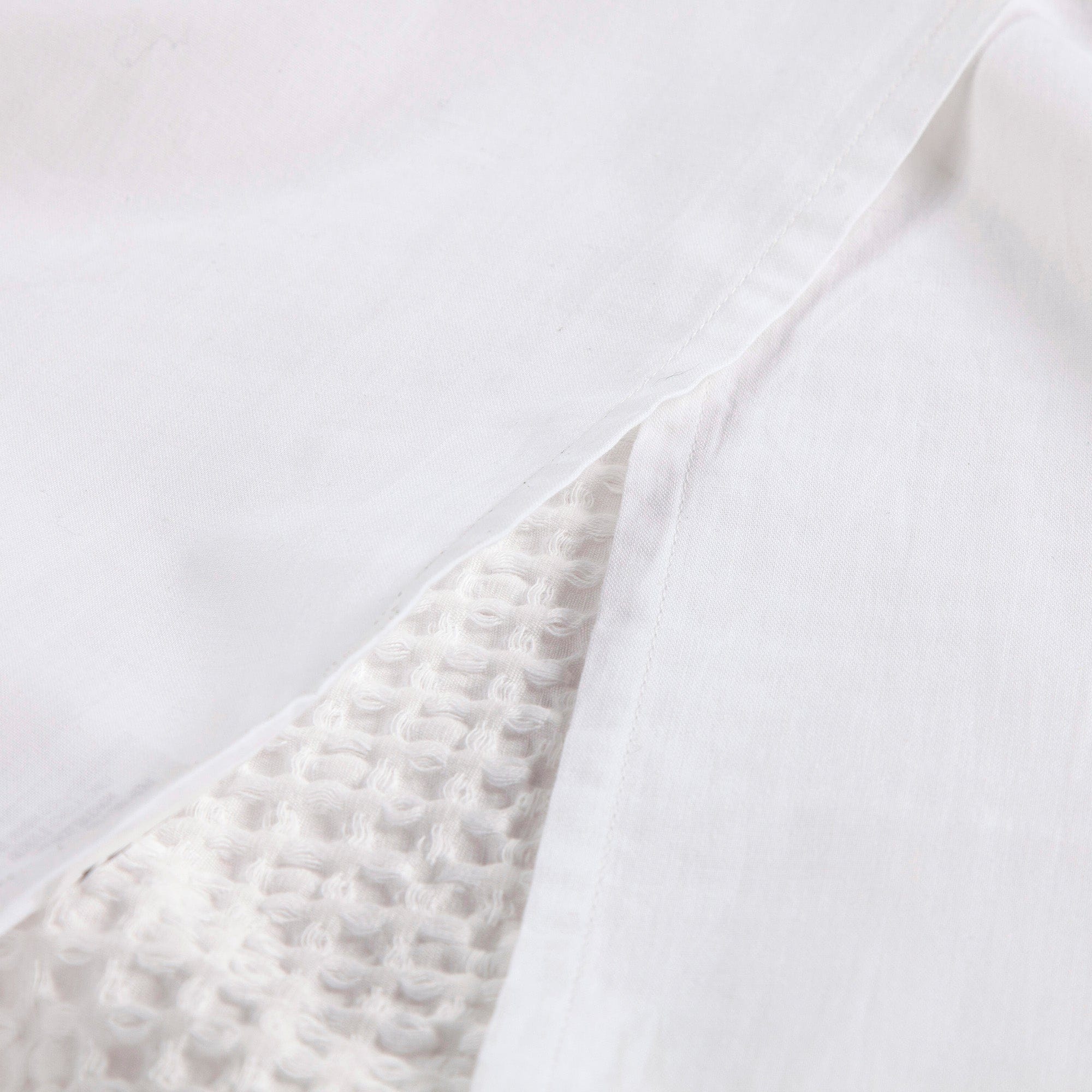 Stonewashed Cotton Waffle Weave Duvet Cover