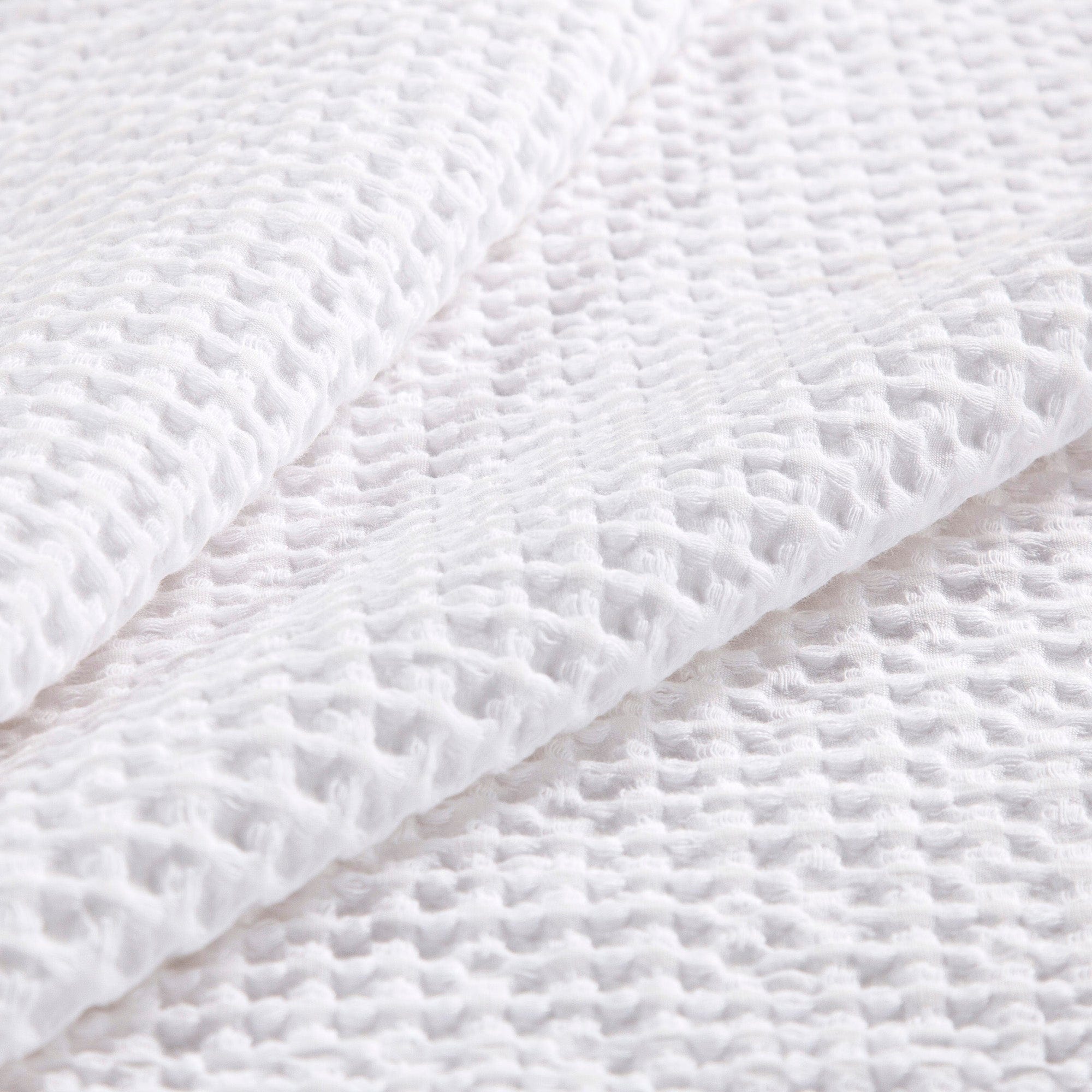 Stonewashed Cotton Waffle Weave Duvet Cover