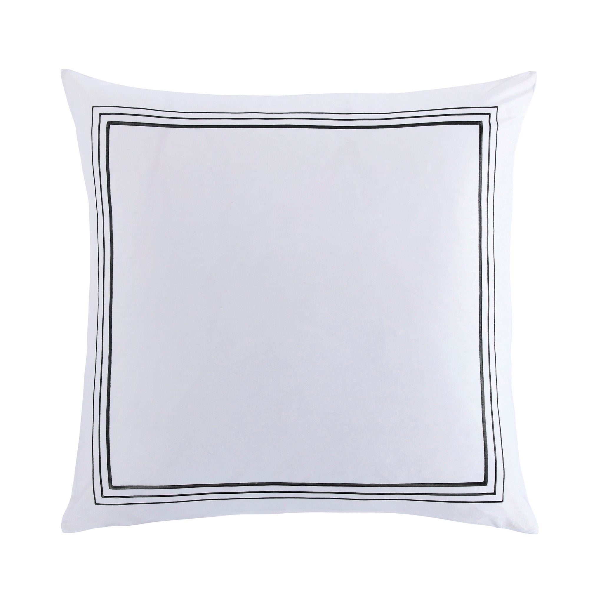 Border Embroidery Euro Sham